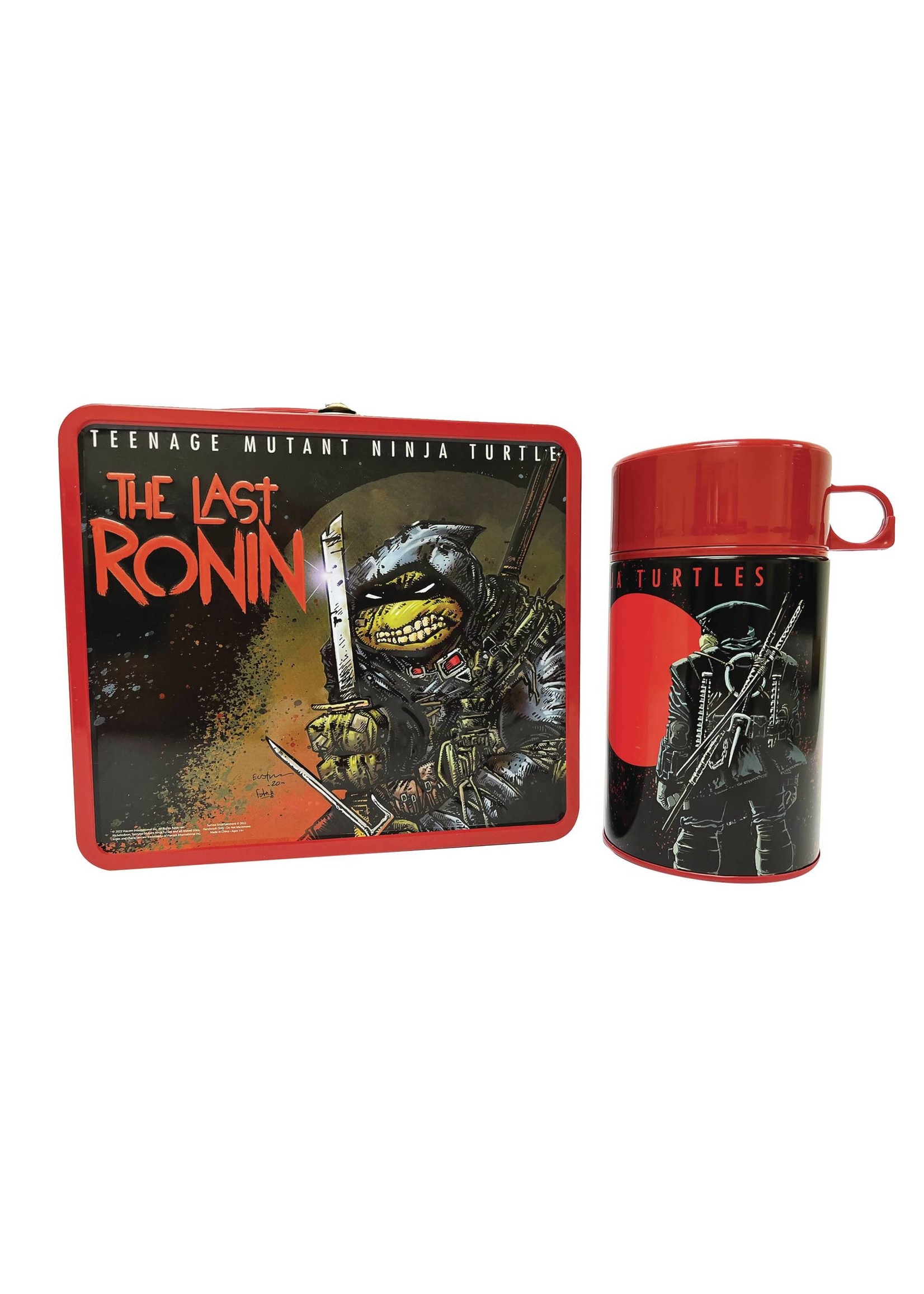 TIN TITANS TMNT LAST RONIN PX LUNCHBOX & BEV CONTAINER