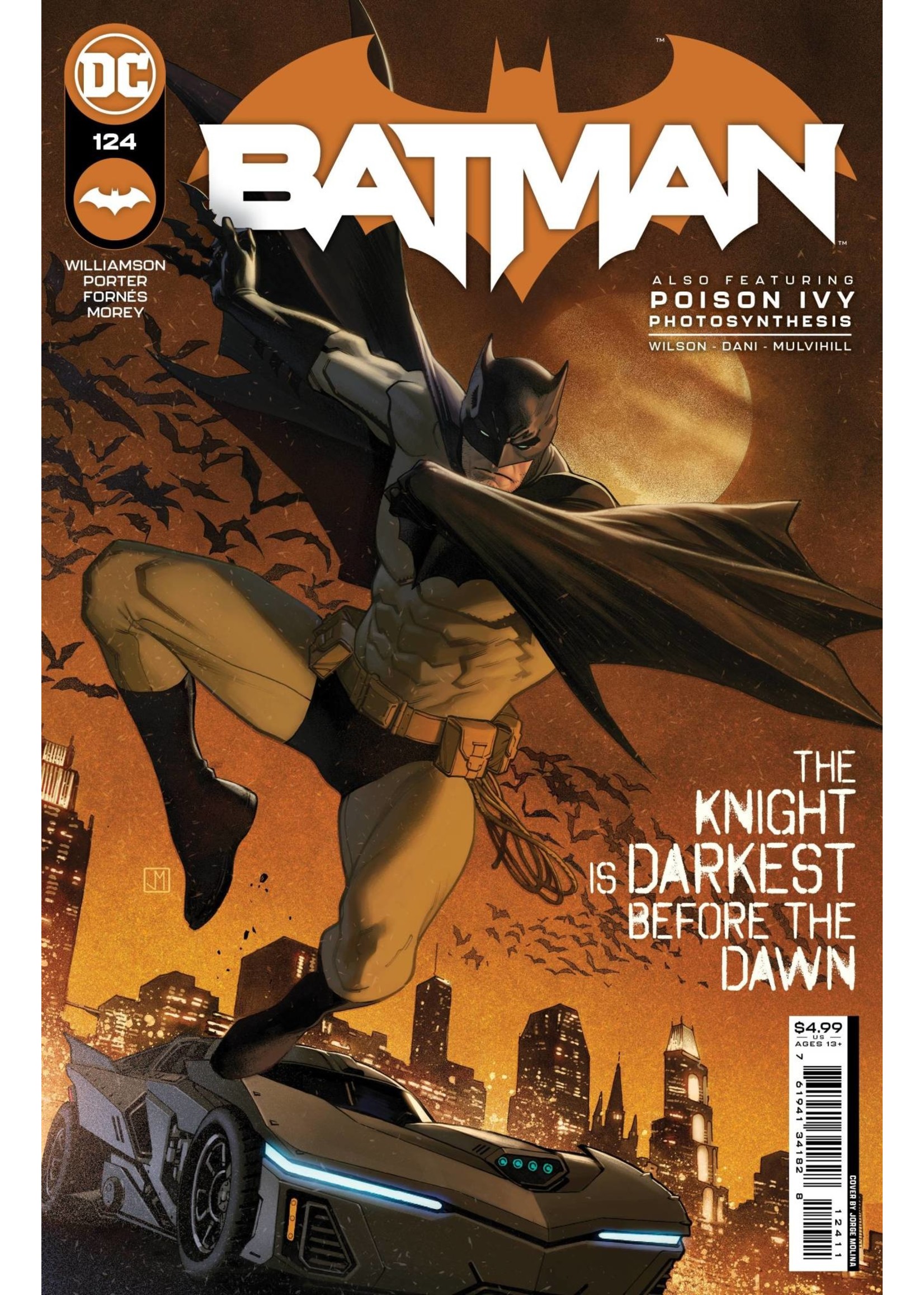 DC COMICS BATMAN (2016) #124 CVR A HOWARD PORTER