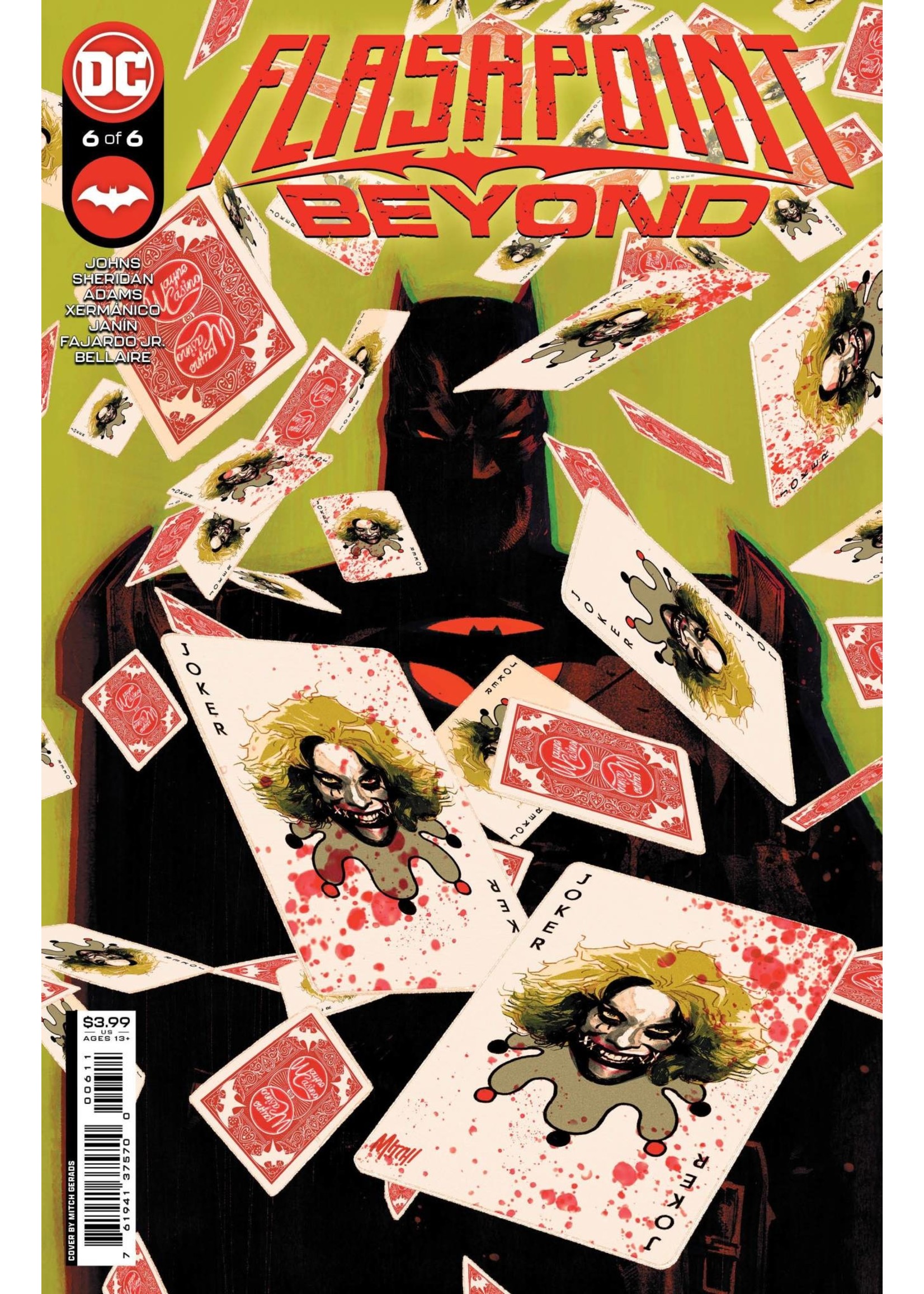 DC COMICS FLASHPOINT BEYOND #6 (OF 6) CVR A MITCH GERADS