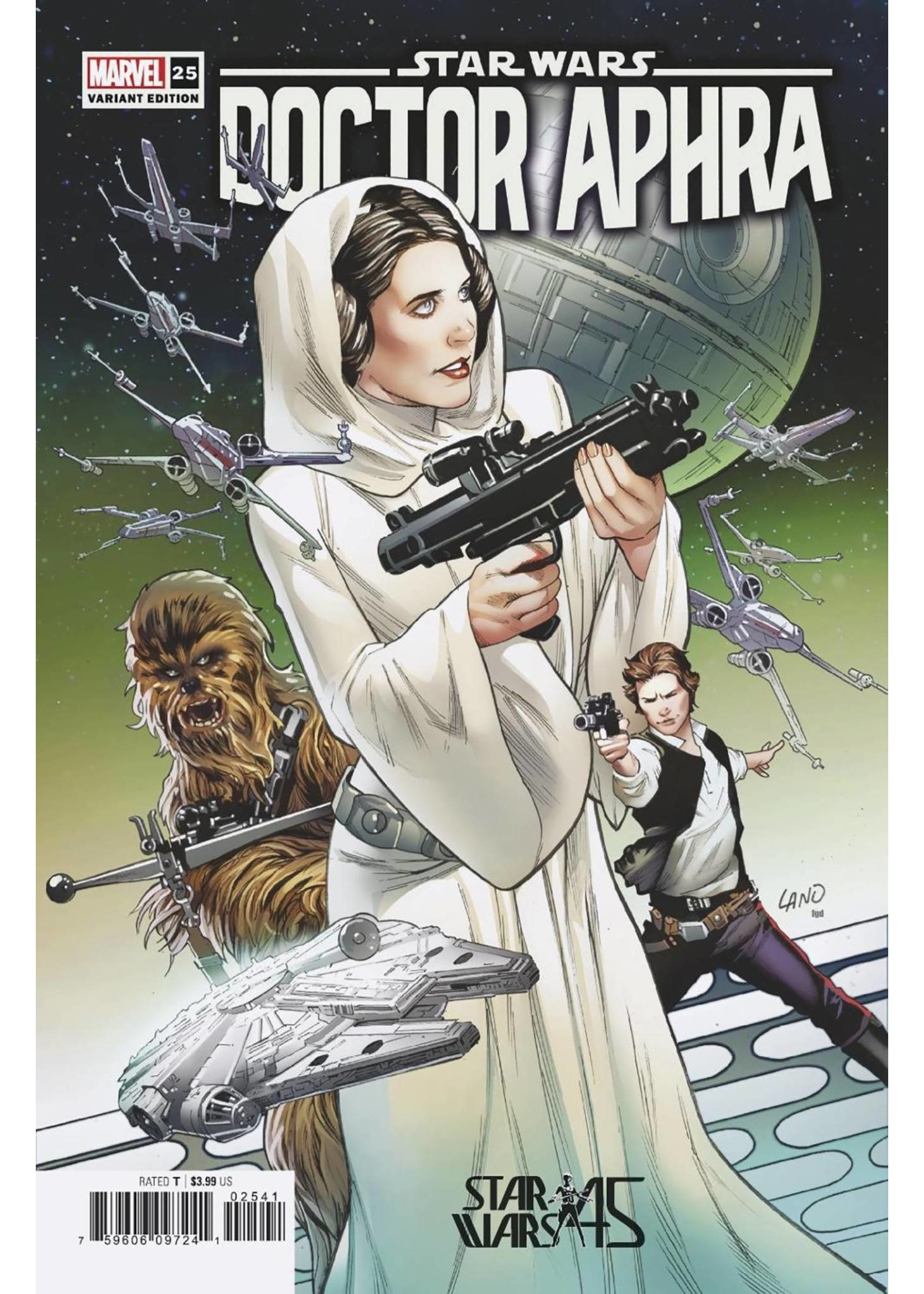 . STAR WARS DOCTOR APHRA (2020) #25 LAND NEW HOPE 45TH ANN