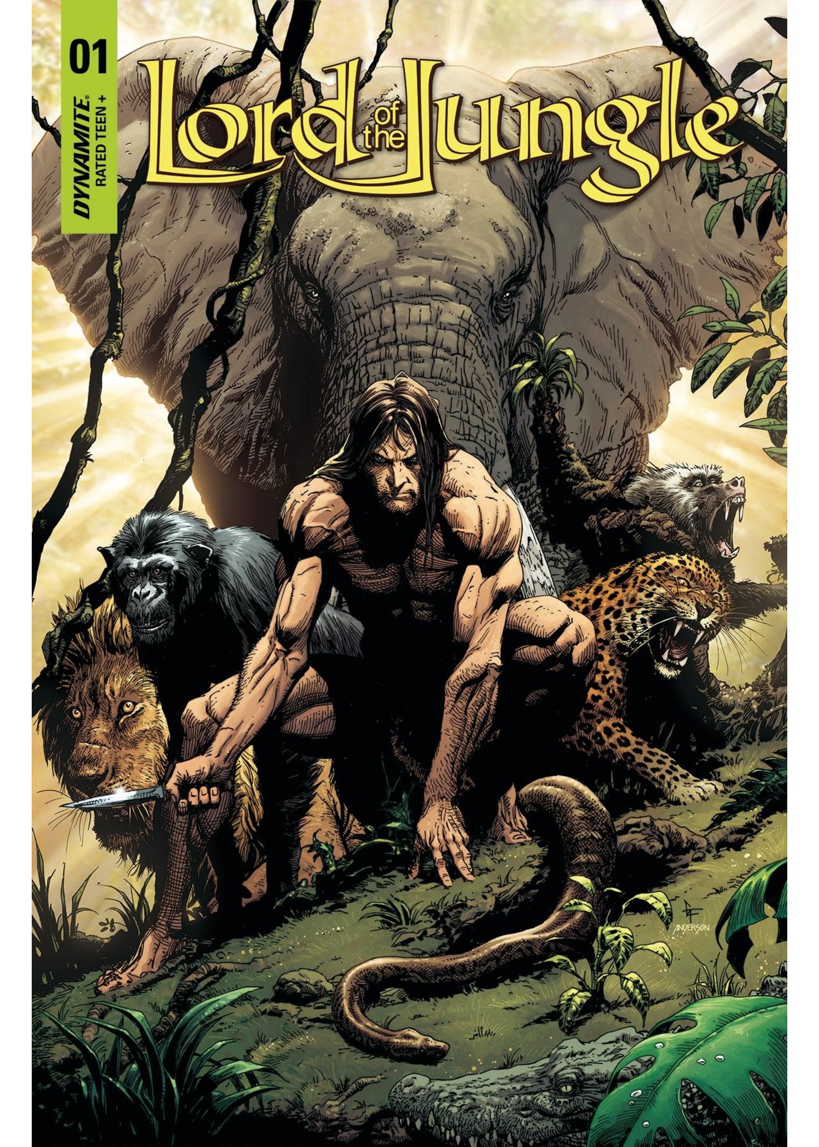 DYNAMITE LORD OF THE JUNGLE #1 CVR A FRANK