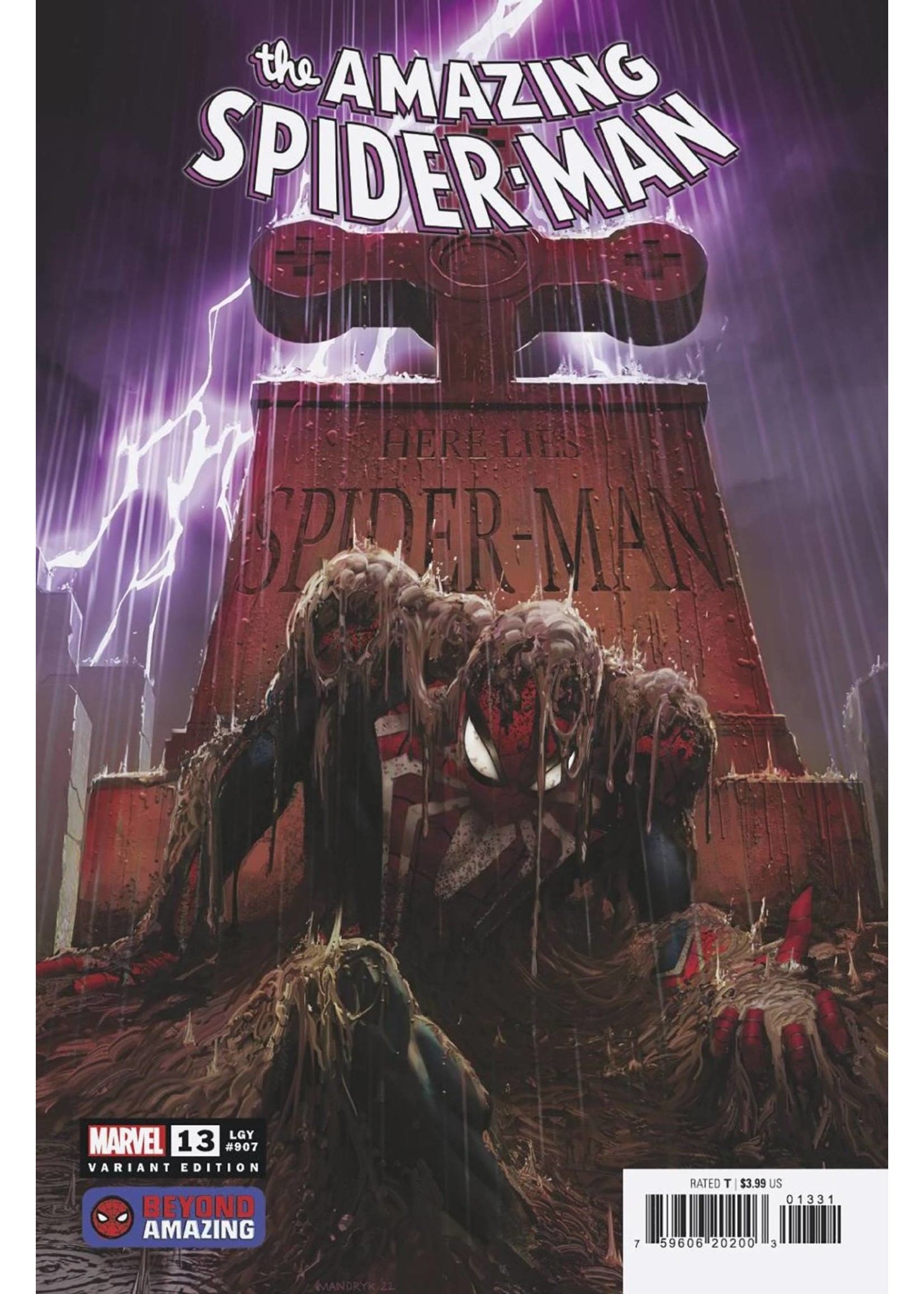 MARVEL COMICS AMAZING SPIDER-MAN (2022) #13 MANDRYK BEYOND AMAZING SPID