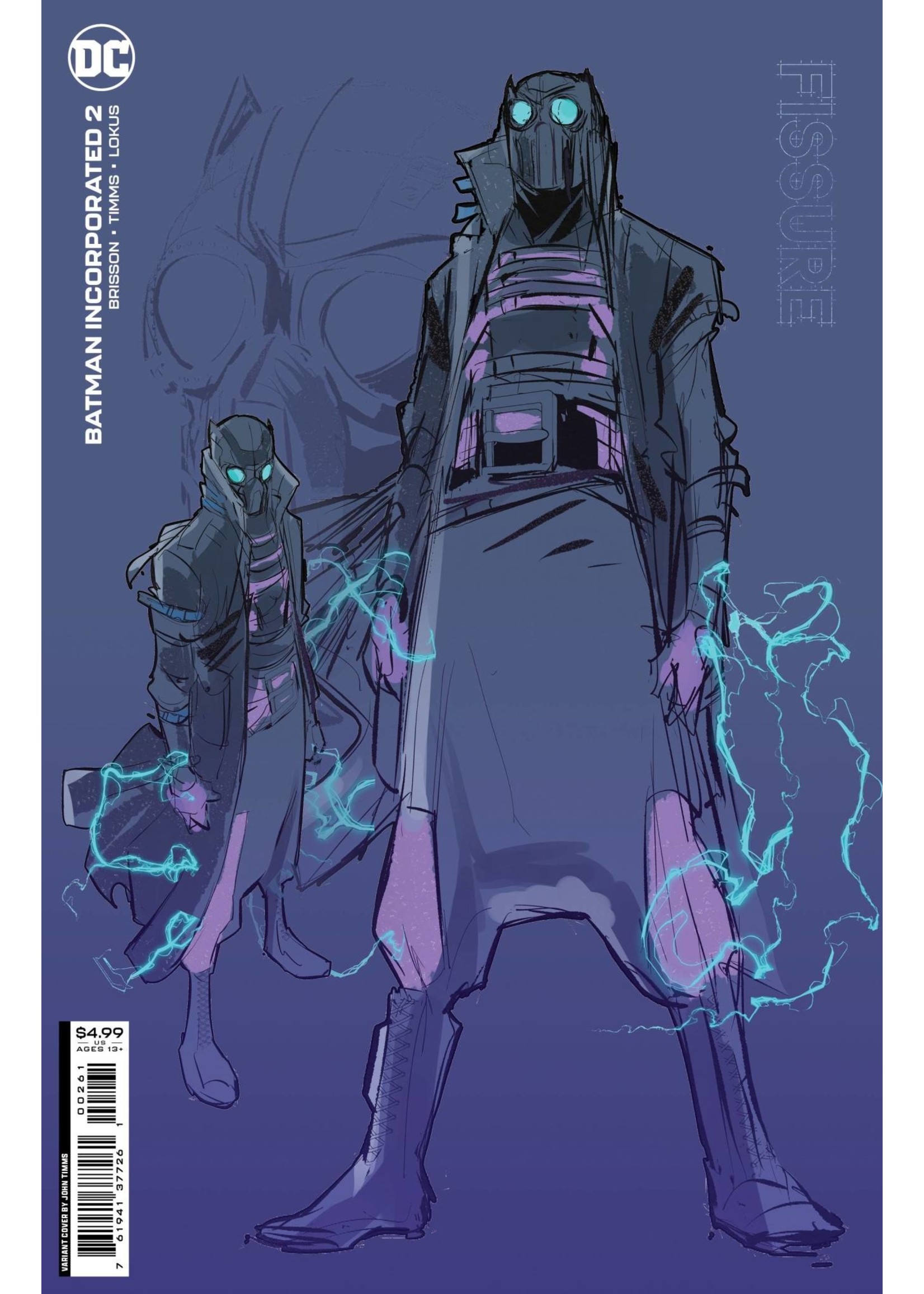 . BATMAN INCORPORATED #2 CVR E TIMMS DESIGN CARD