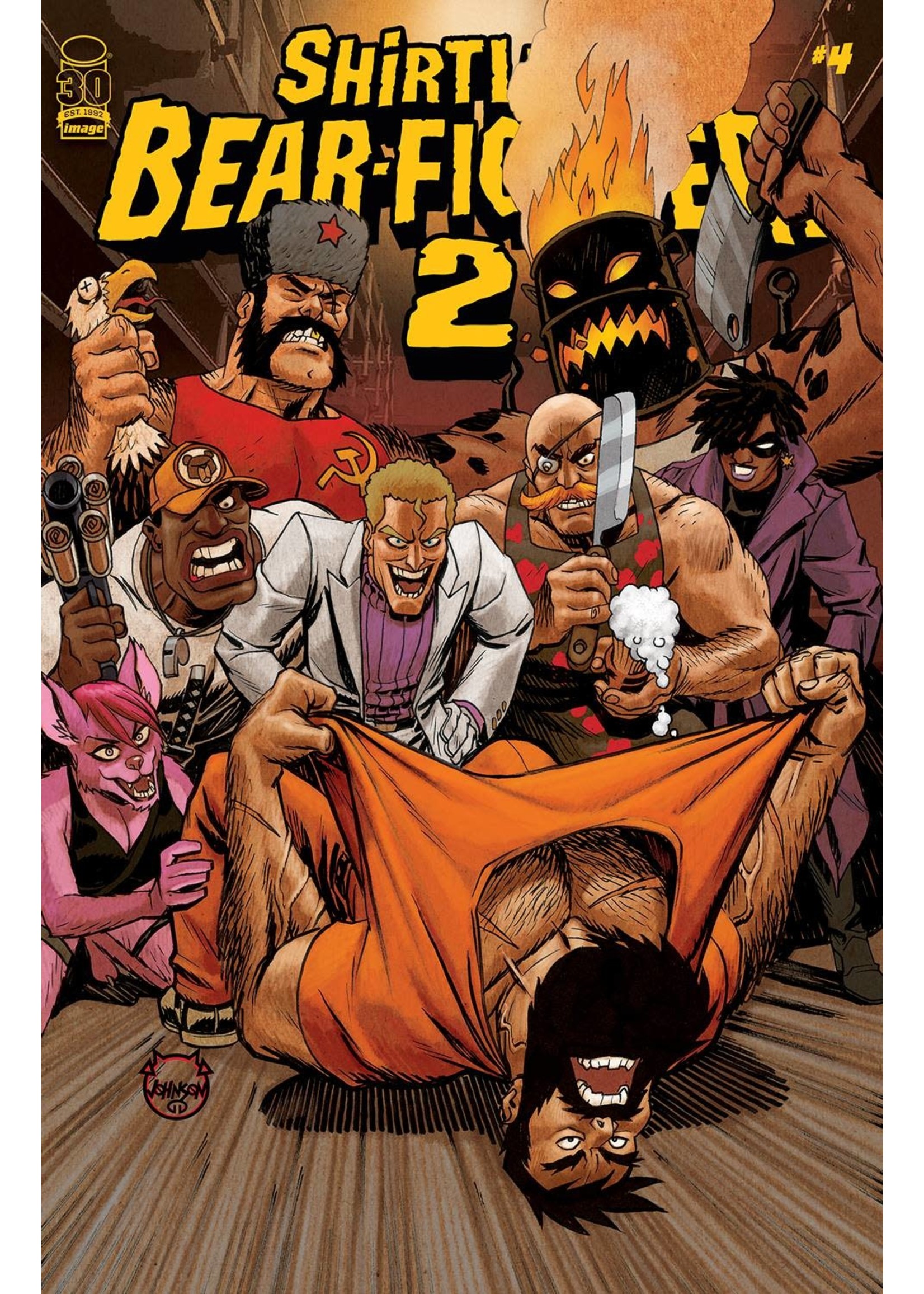 IMAGE COMICS SHIRTLESS BEAR-FIGHTER 2 #4 (OF 7) CVR A JOHNSON