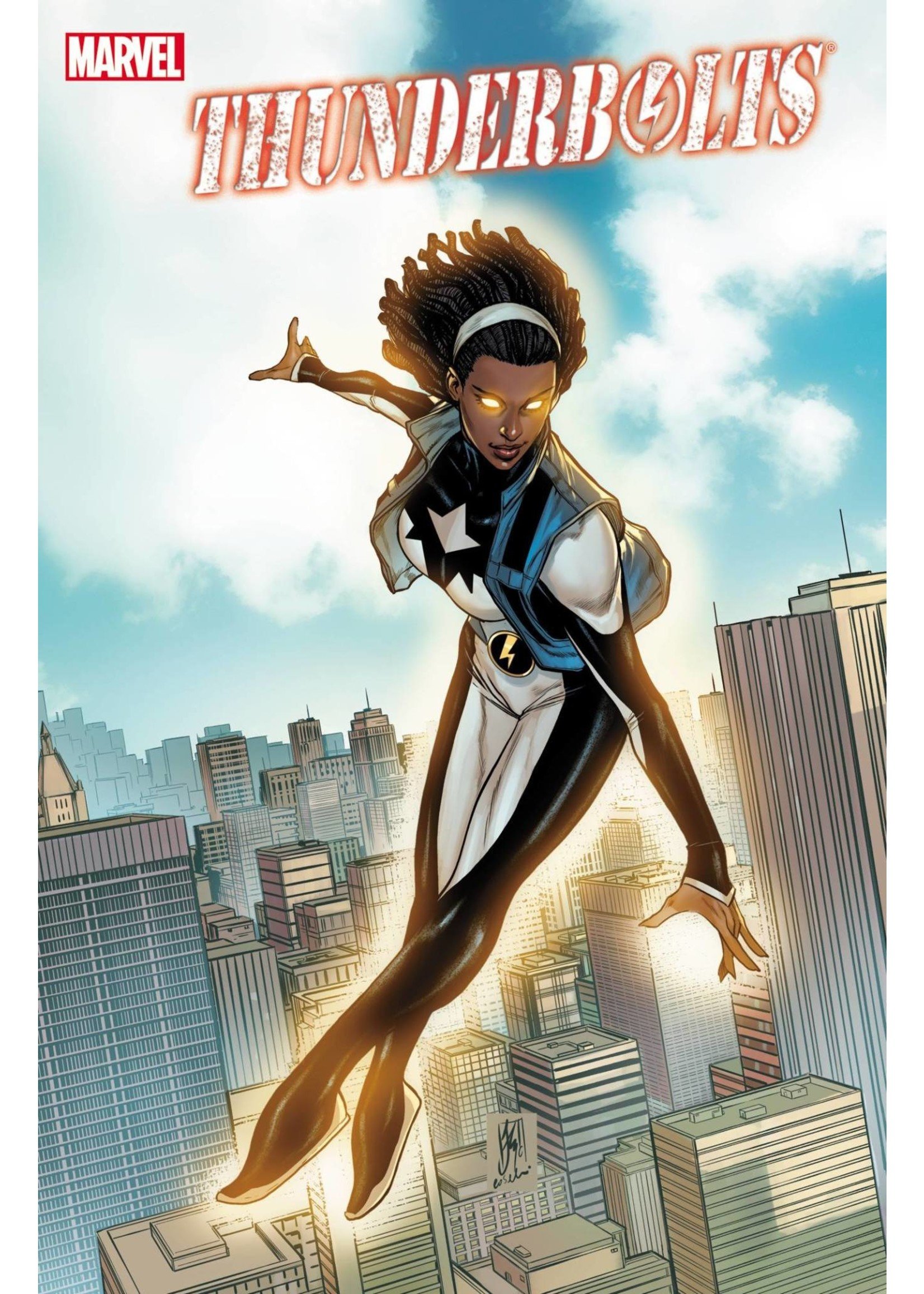 . THUNDERBOLTS #4 CASELLI TRADING CARD VARIANT