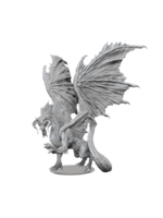 DND UNPAINTED MINIS ADULT BLACK DRAGON