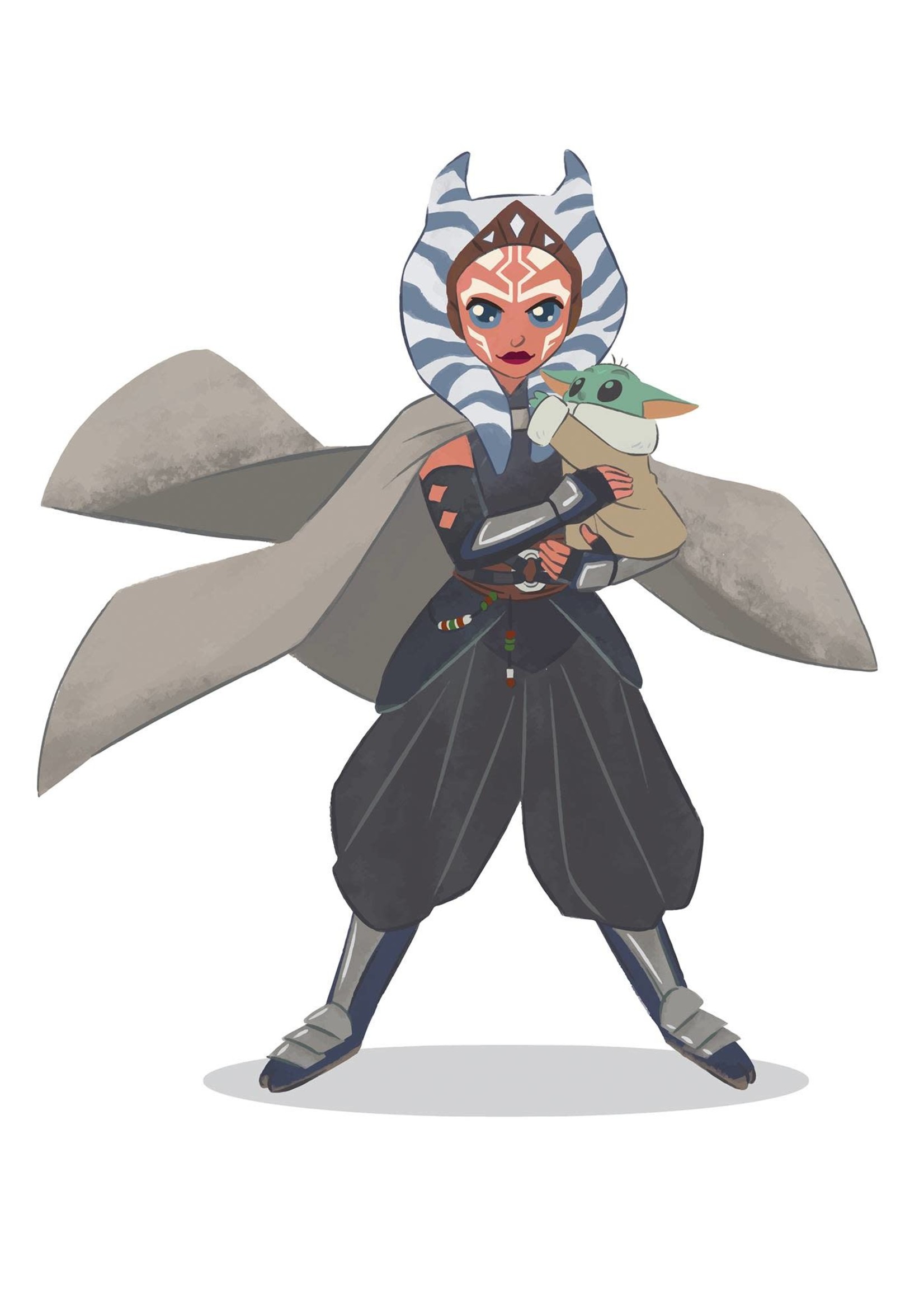 ABRAMS STAR WARS INSIDER SOUVENIR ED 2023 FOC VIRGIN AHSOKA & GROGU