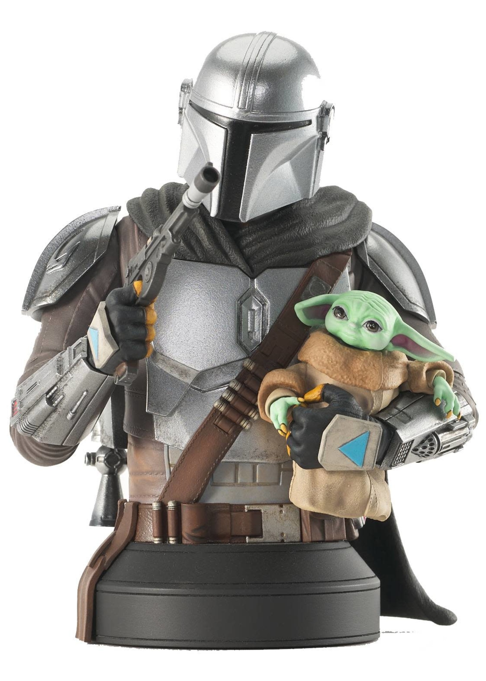 SW THE MANDALORIAN WITH GROGU 1/6 SCALE PX BUST