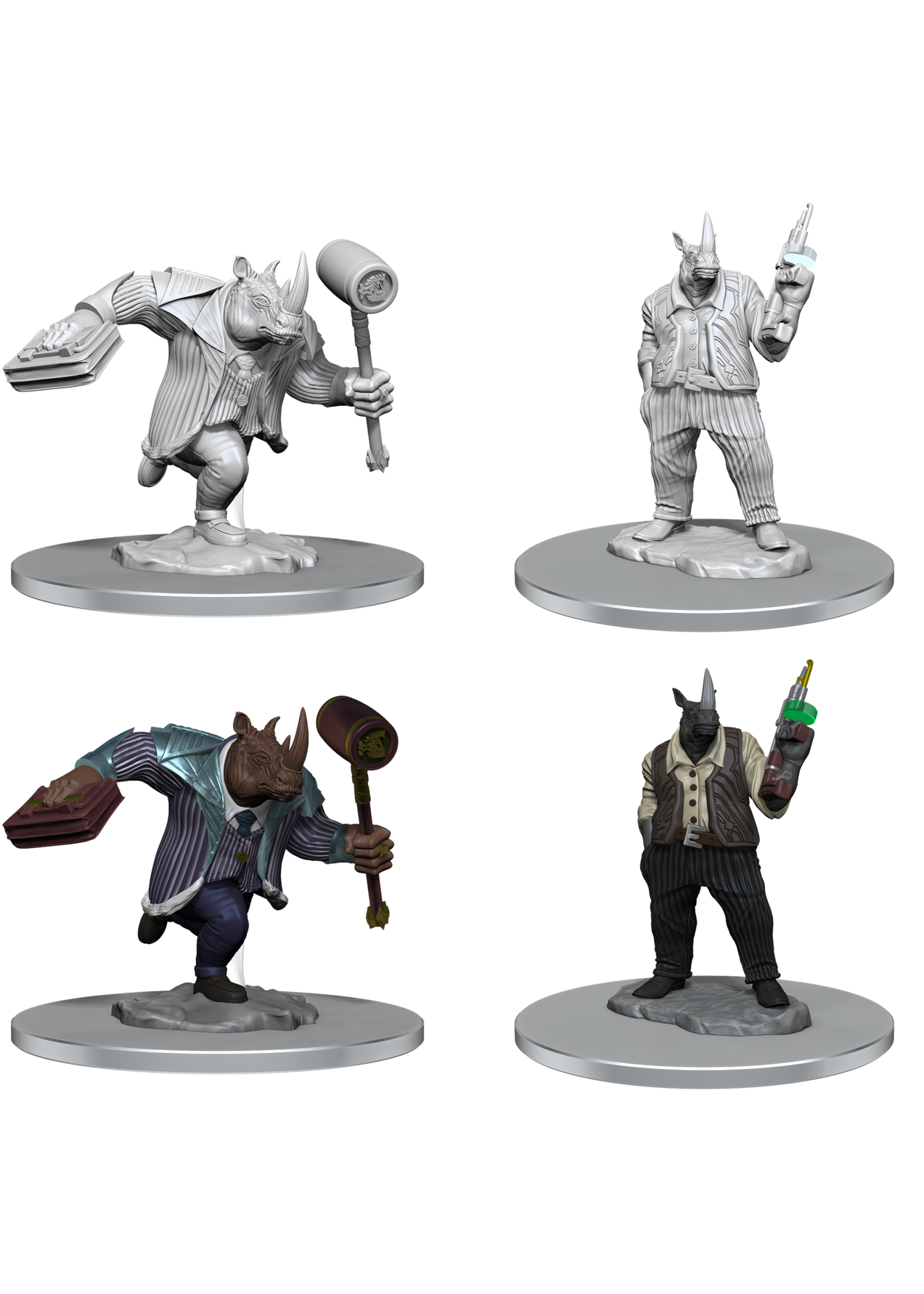 MTG UNPAINTED MINIS WV6 FREELANCE MUSCLE/RHOX