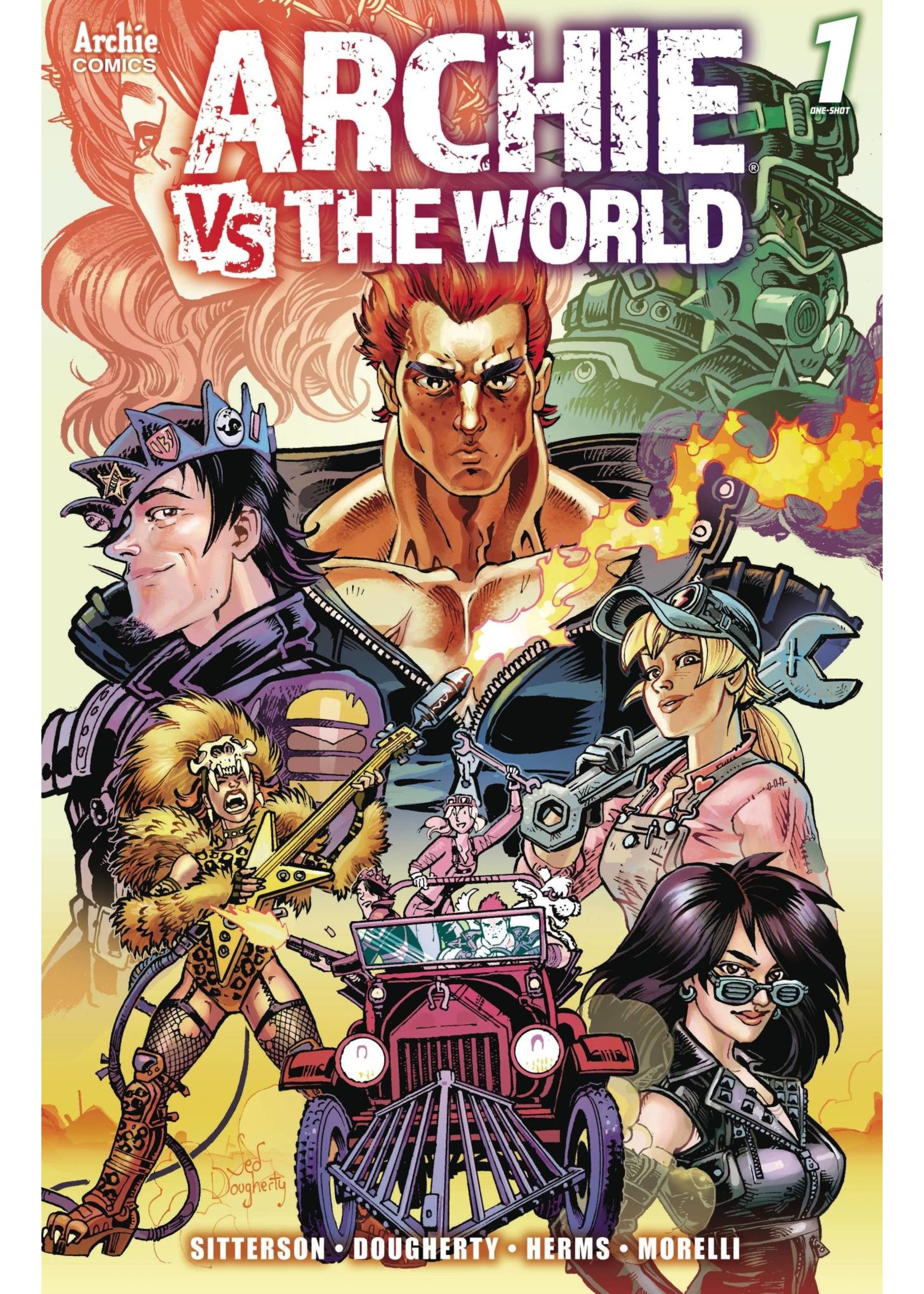 ARCHIE COMIC PUBLICATIONS ARCHIE VS THE WORLD ONE SHOT CVR A DOUGHERTY