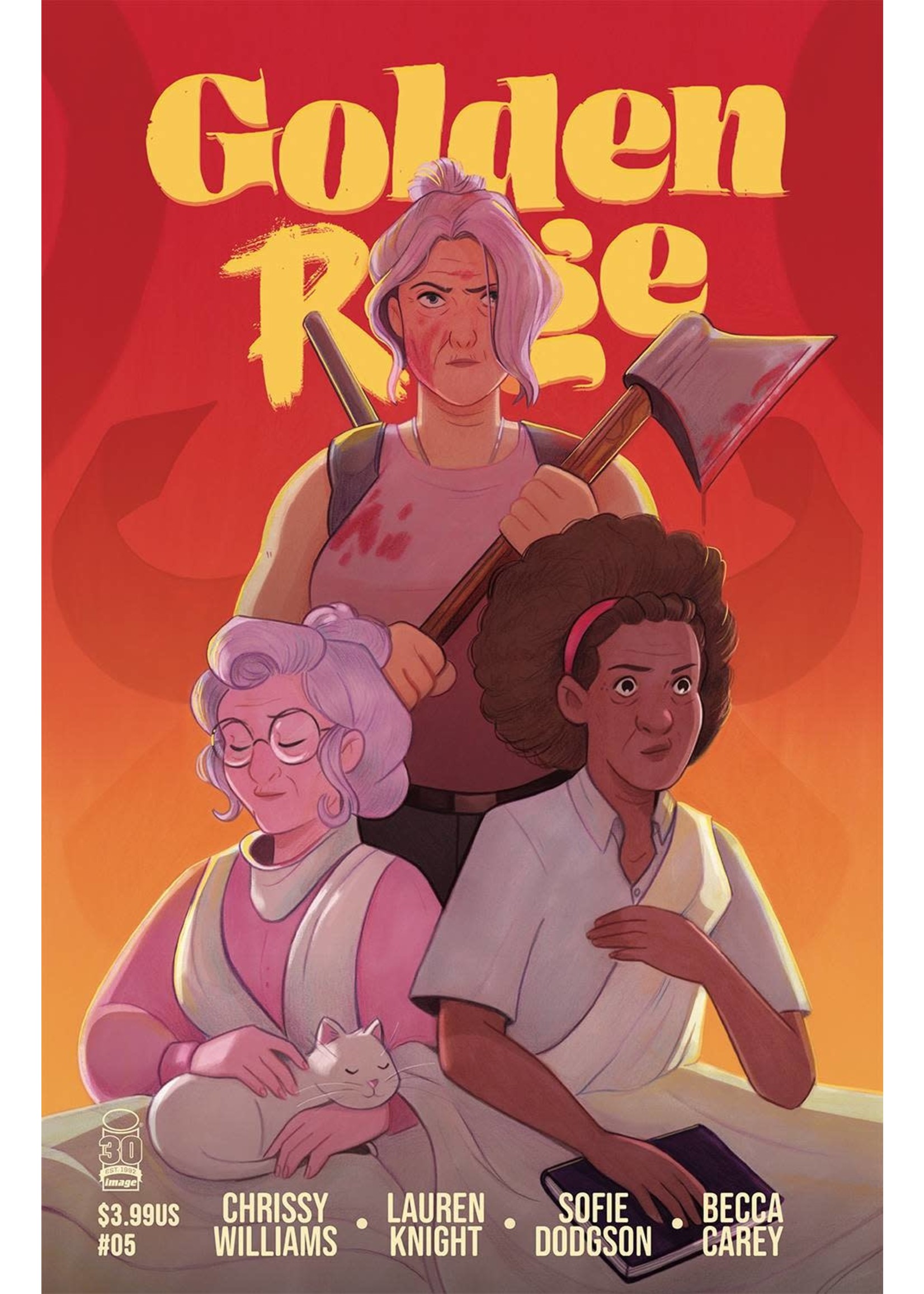 ABRAMS GOLDEN RAGE complete 5 issue series