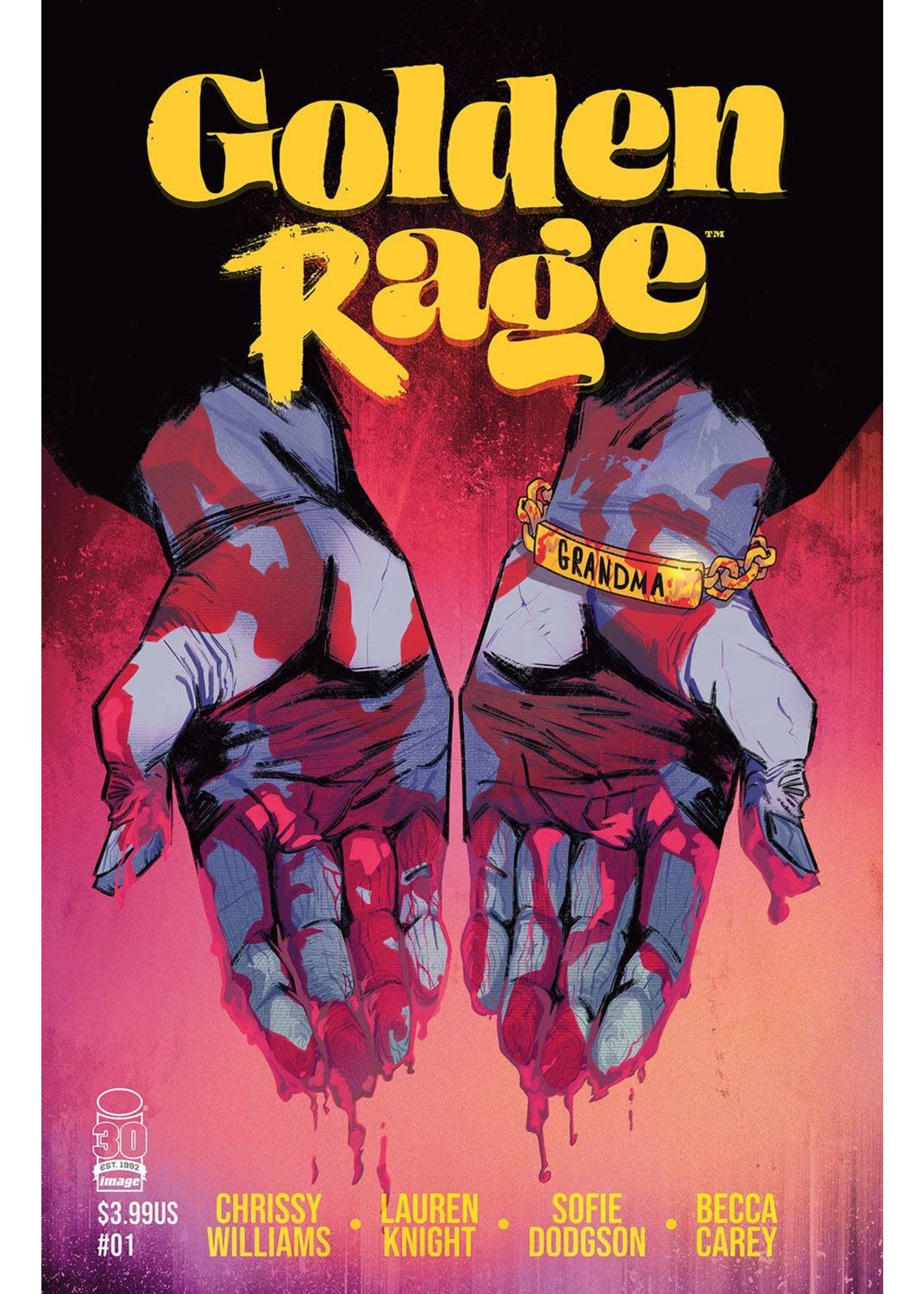 ABRAMS GOLDEN RAGE complete 5 issue series