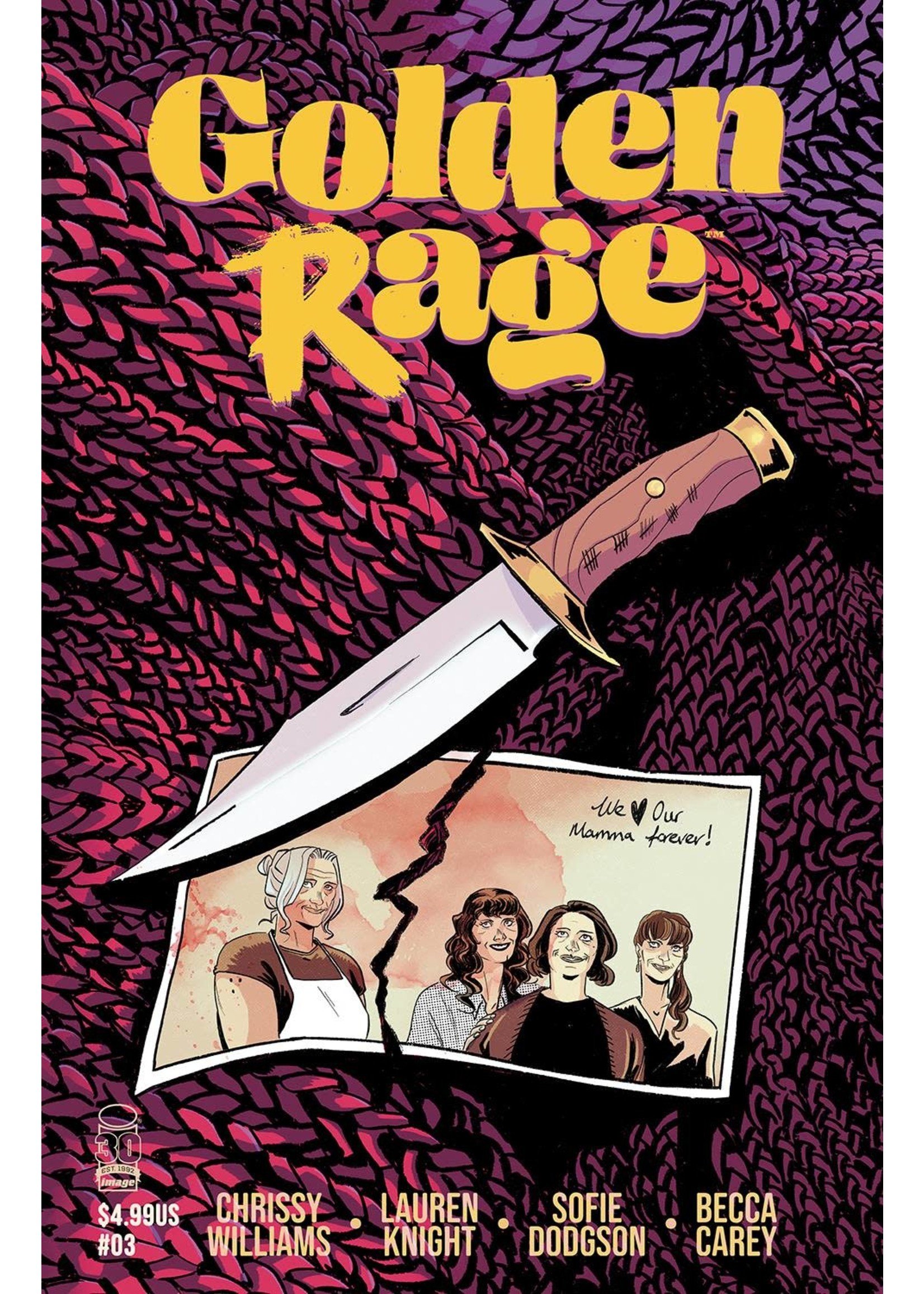 ABRAMS GOLDEN RAGE complete 5 issue series