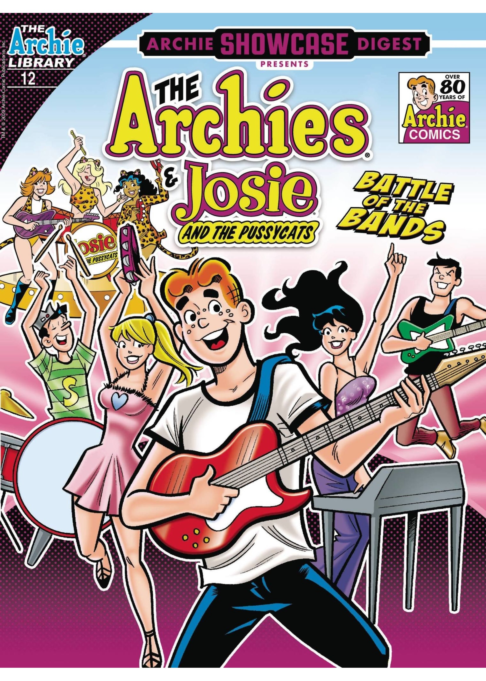 ARCHIE COMIC PUBLICATIONS ARCHIE SHOWCASE DIGEST #12 ARCHIES & JOSIE AND PUSSYCATS