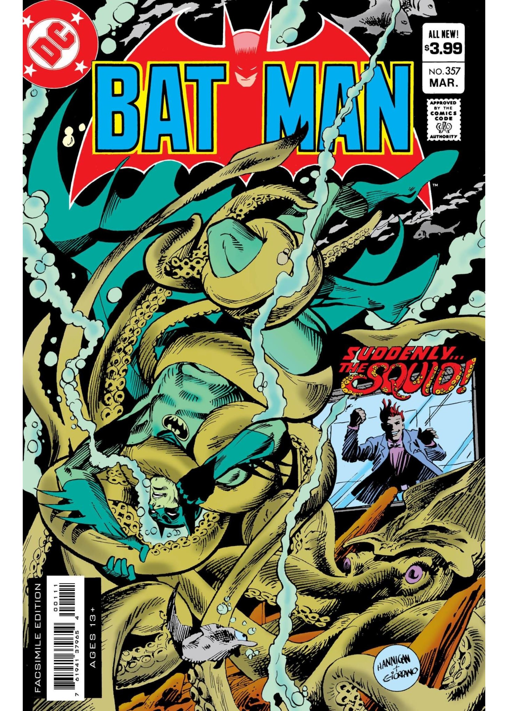 DC COMICS BATMAN #357 FACSIMILE EDITION