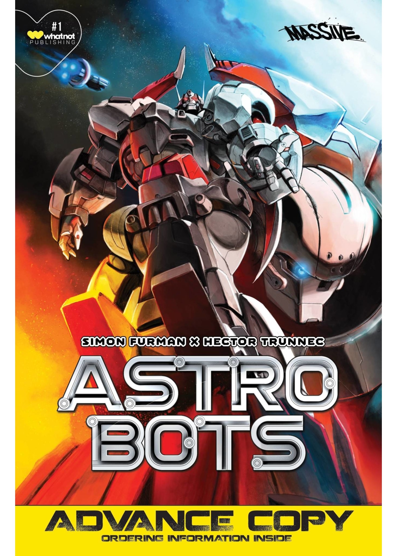 WHATNOT PUBLISHING ASTROBOTS #1 ADVANCE COPY PROMO