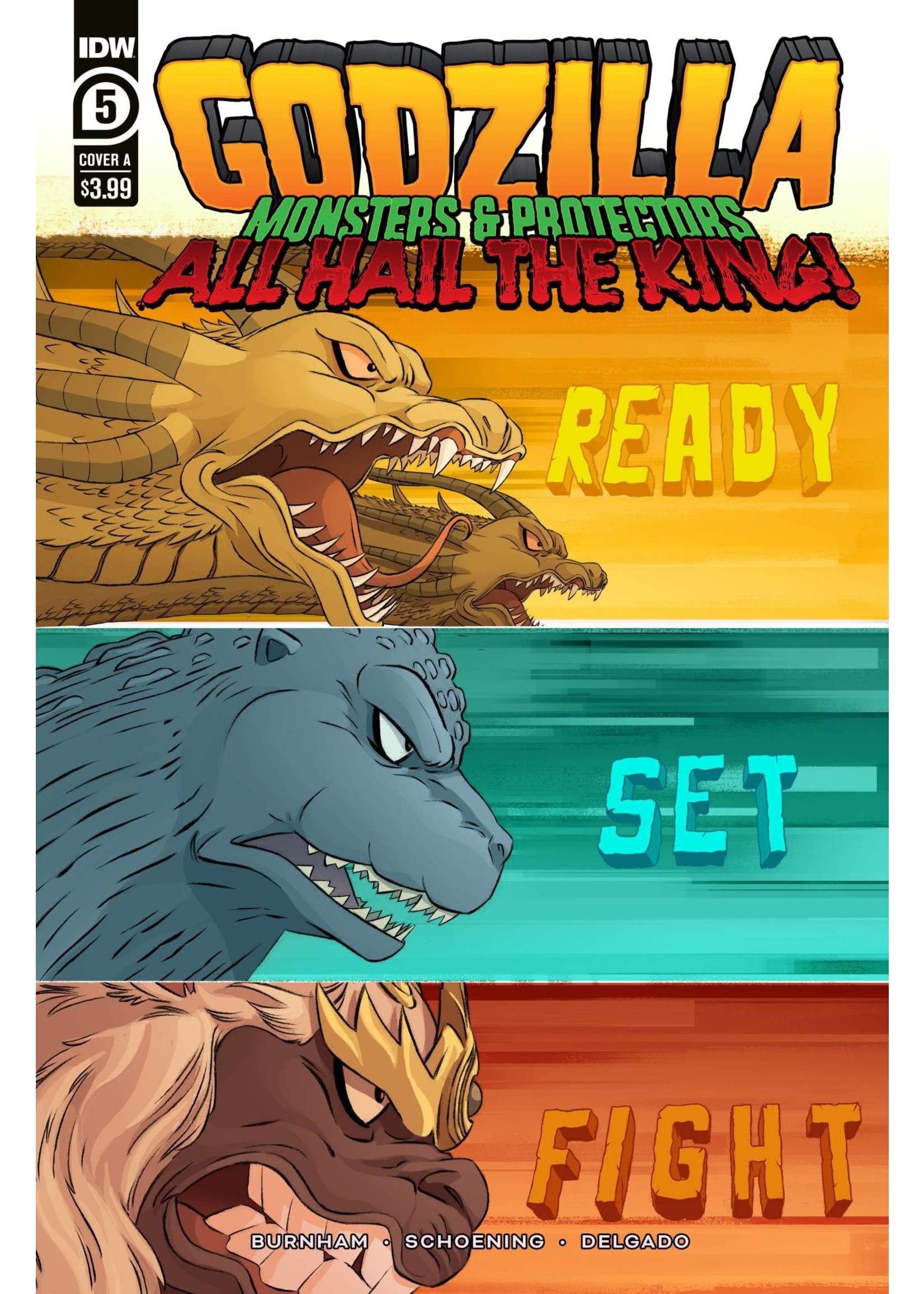 IDW PUBLISHING GODZILLA ALL HAIL THE KING complete 5 issue series