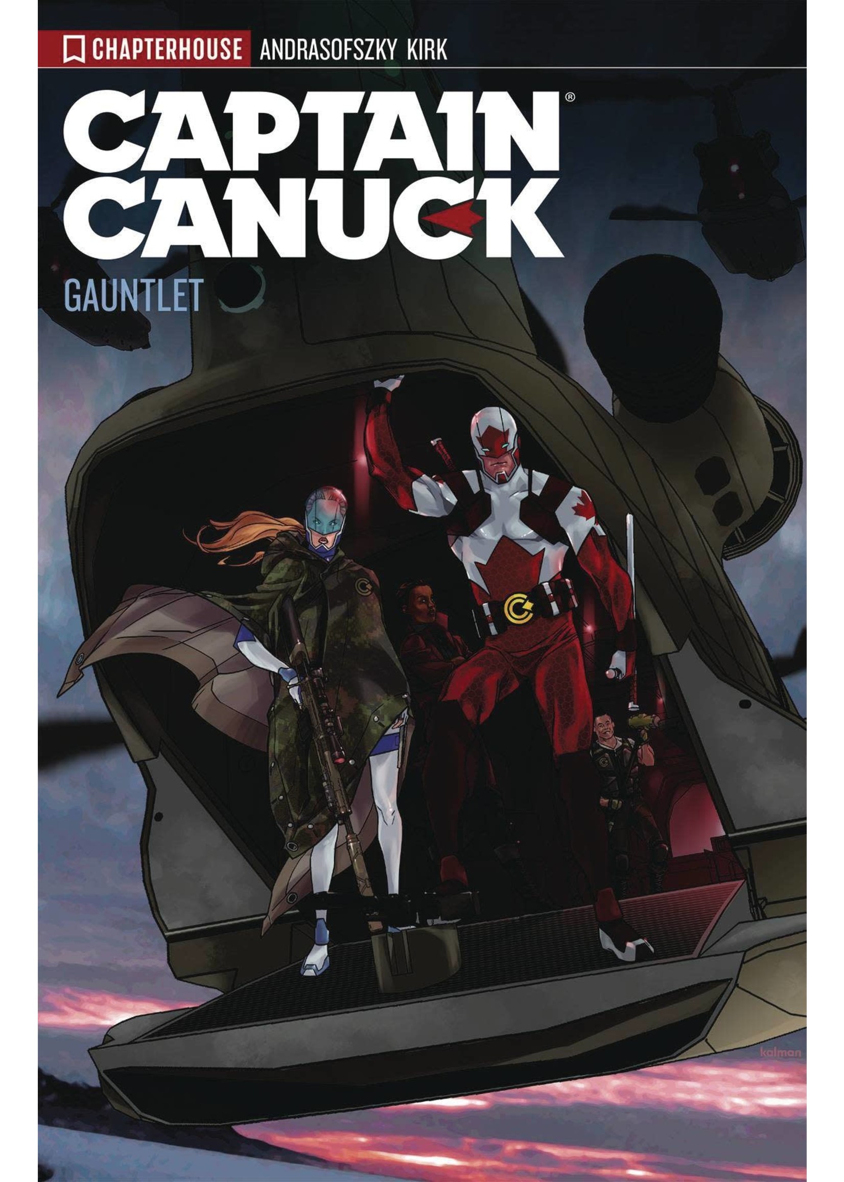 LEV GLEASON - COMIC HOUSE CAPTAIN CANUCK TP VOL 02 THE GAUNTLET (RES)