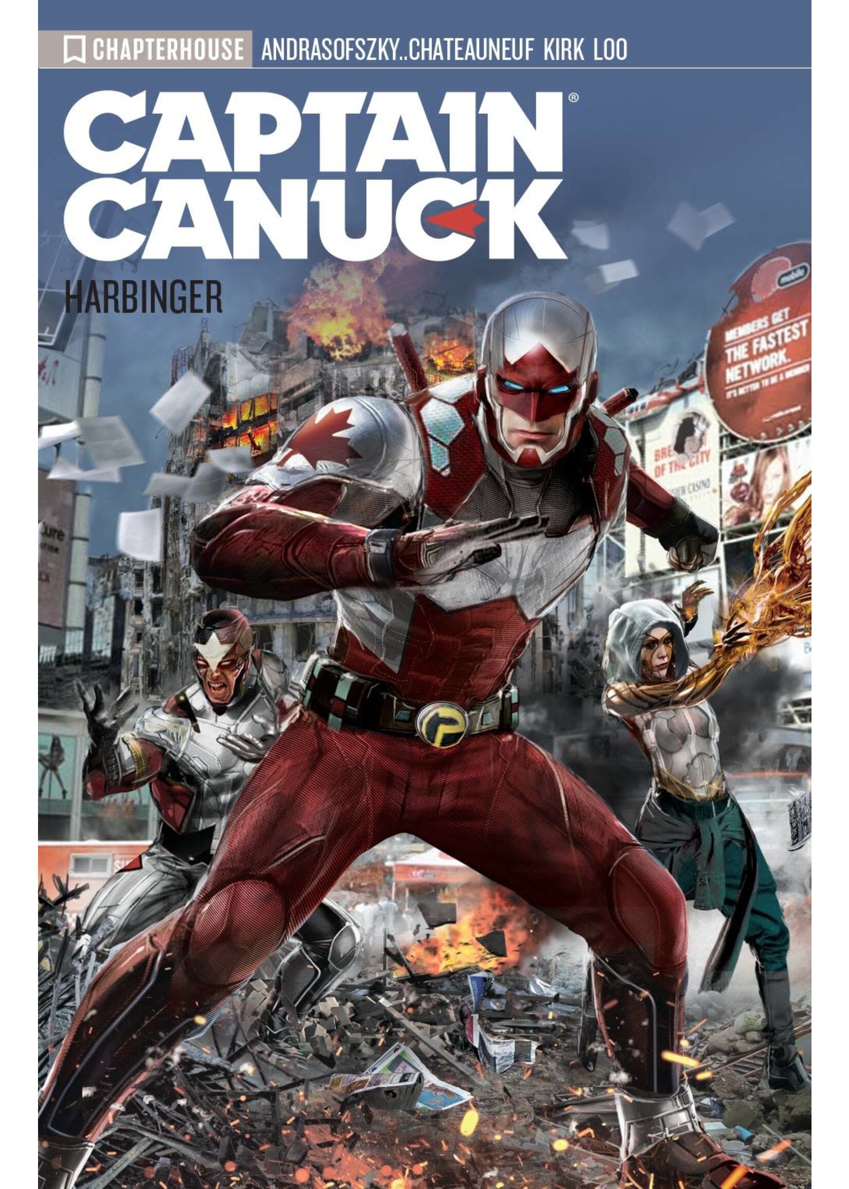 LEV GLEASON - COMIC HOUSE CAPTAIN CANUCK TP VOL 03 HARBINGER (RES)