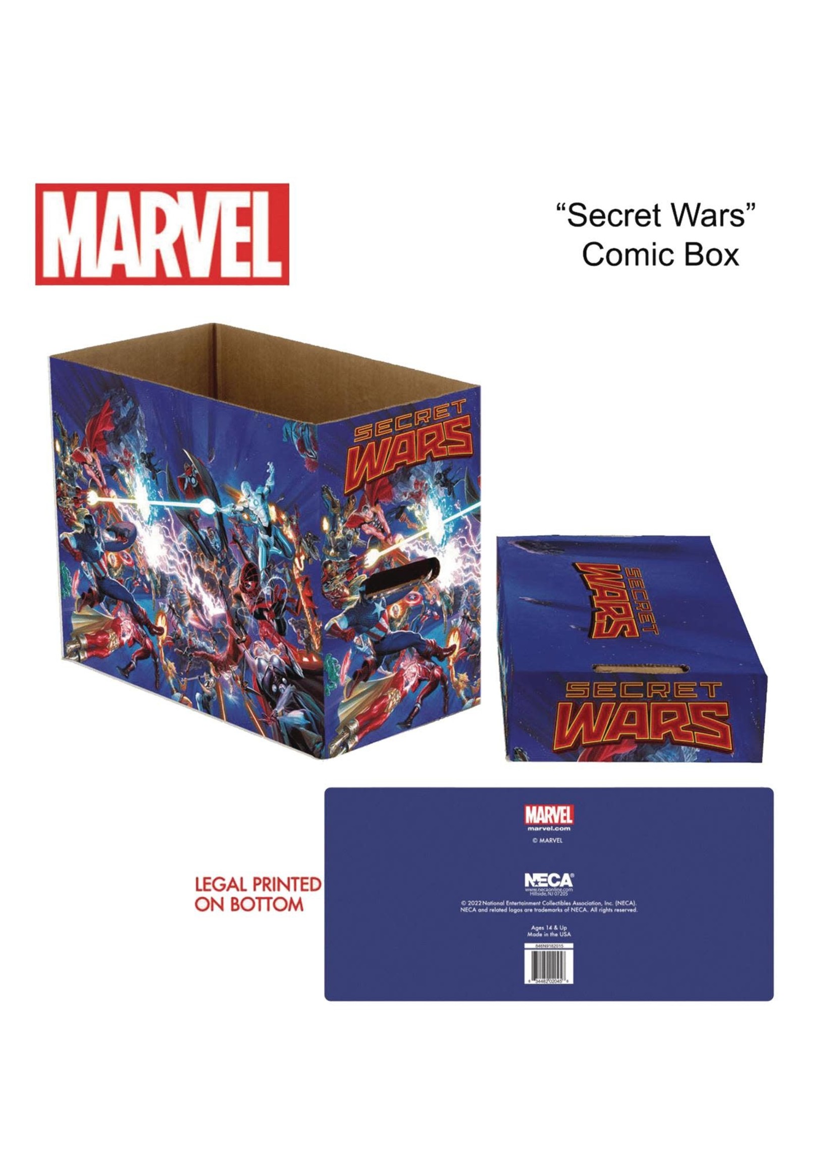 ABRAMS MARVEL GRAPHIC COMIC BOX SECRET WARS