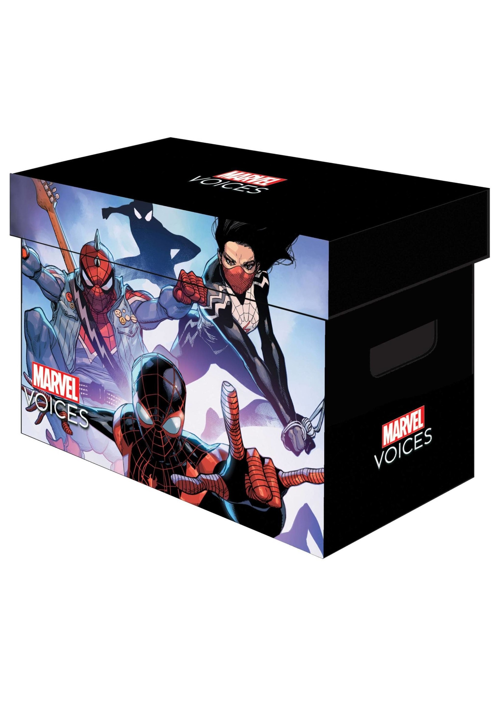 ABRAMS MARVEL GRAPHIC COMIC BOX VOICES SPIDER-VERSE
