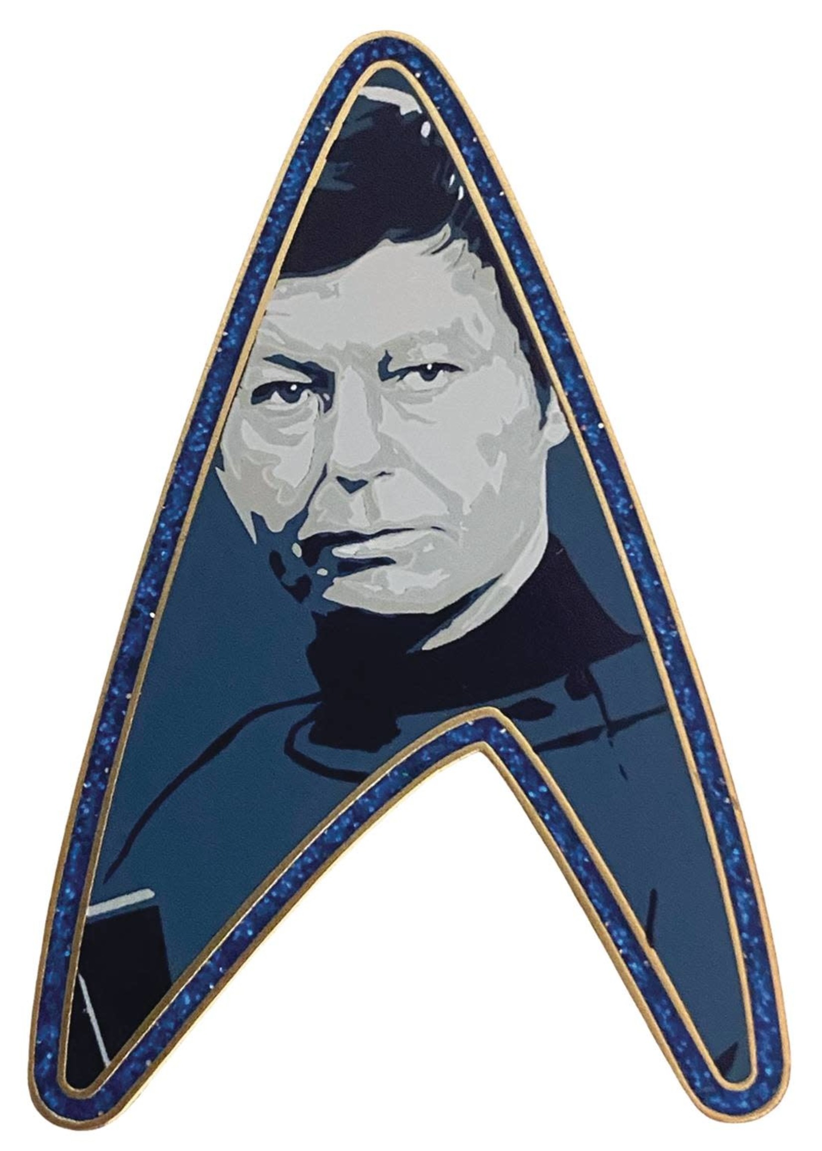 STAR TREK ORIGINAL SERIES DR BONES MCCOYS DELTA PIN
