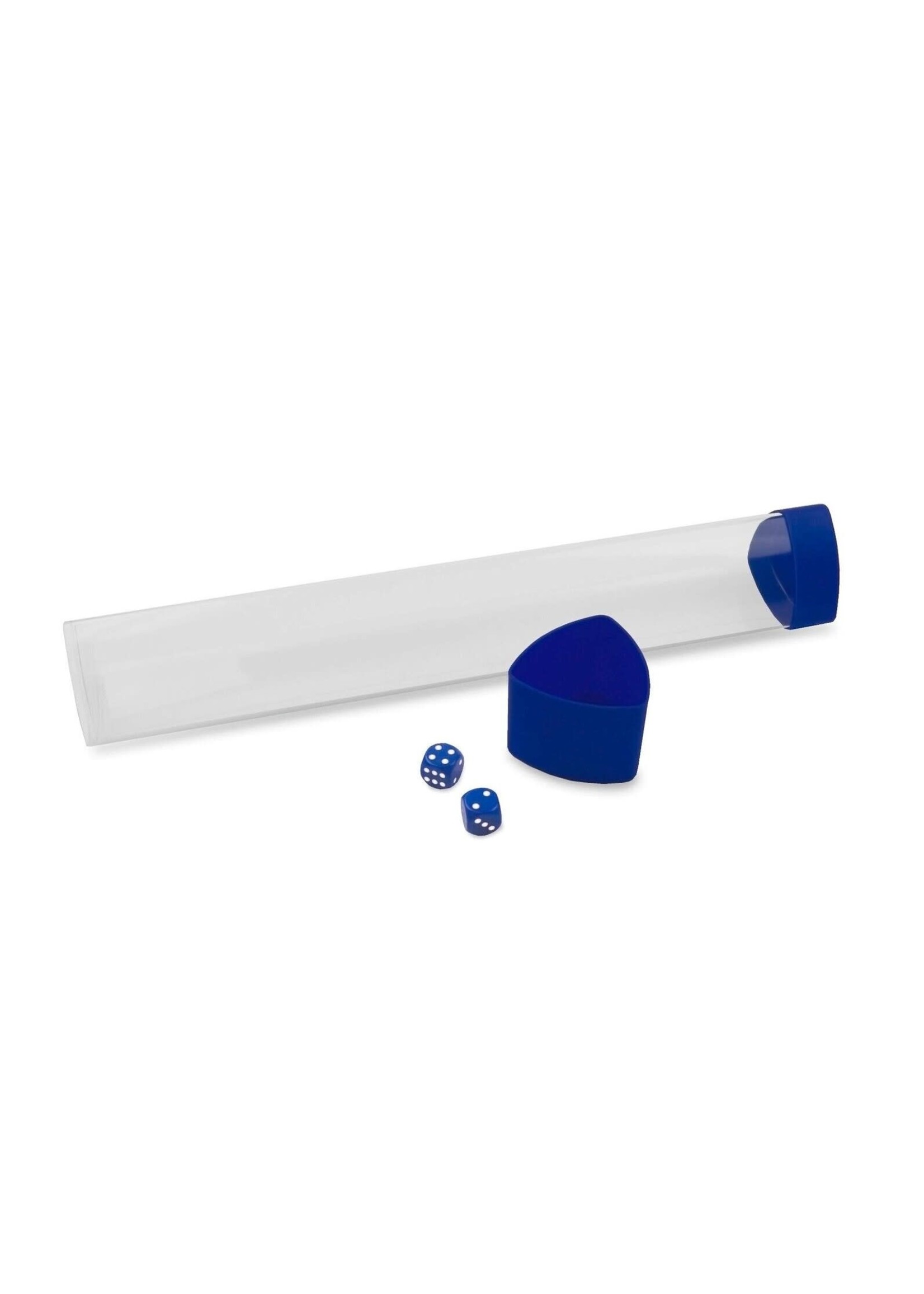 . BCW PLAYMAT TUBE BLUE w DICE