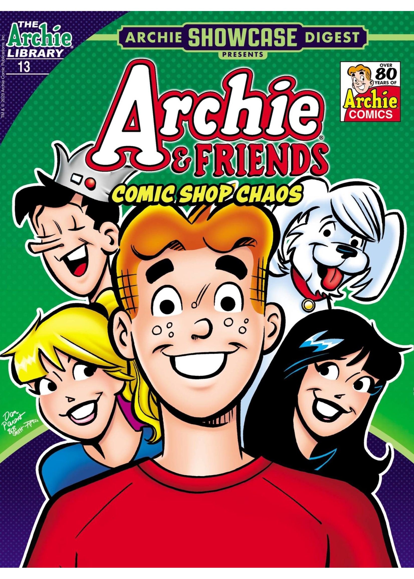 ARCHIE COMIC PUBLICATIONS ARCHIE SHOWCASE JUMBO DIGEST #13 COMIC SHOP CHAOS