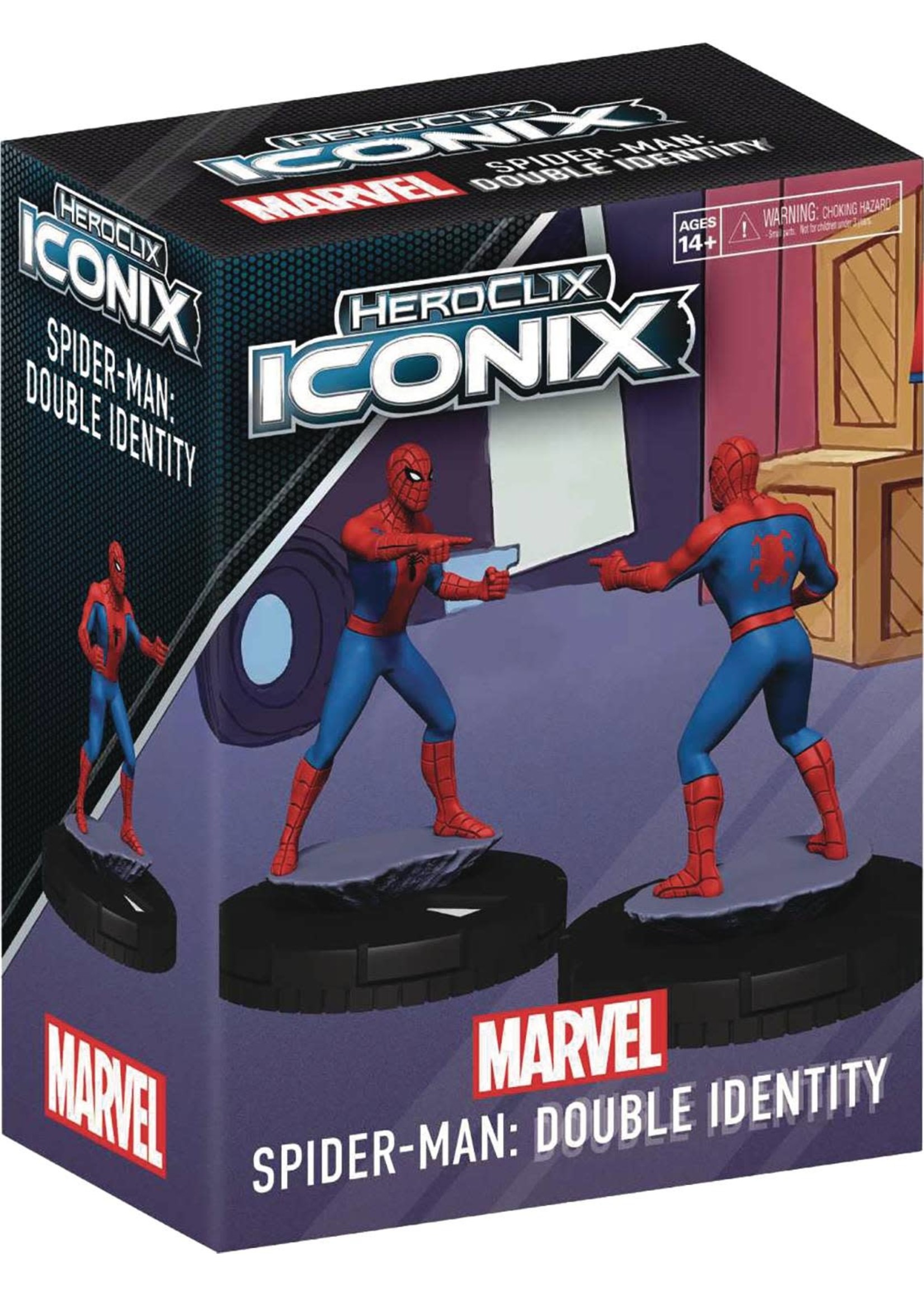 MARVEL HEROCLIX ICONIX SPIDERMAN DOUBLE IDENTITY