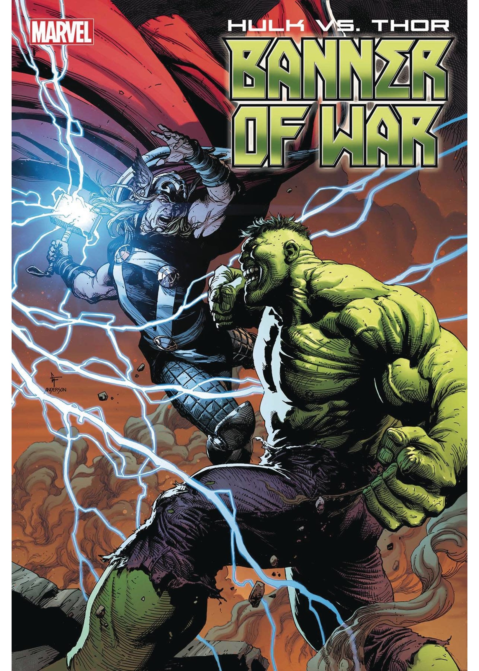 ABRAMS THOR VS. HULK BANNER OF WAR ALPHA 1 POSTER