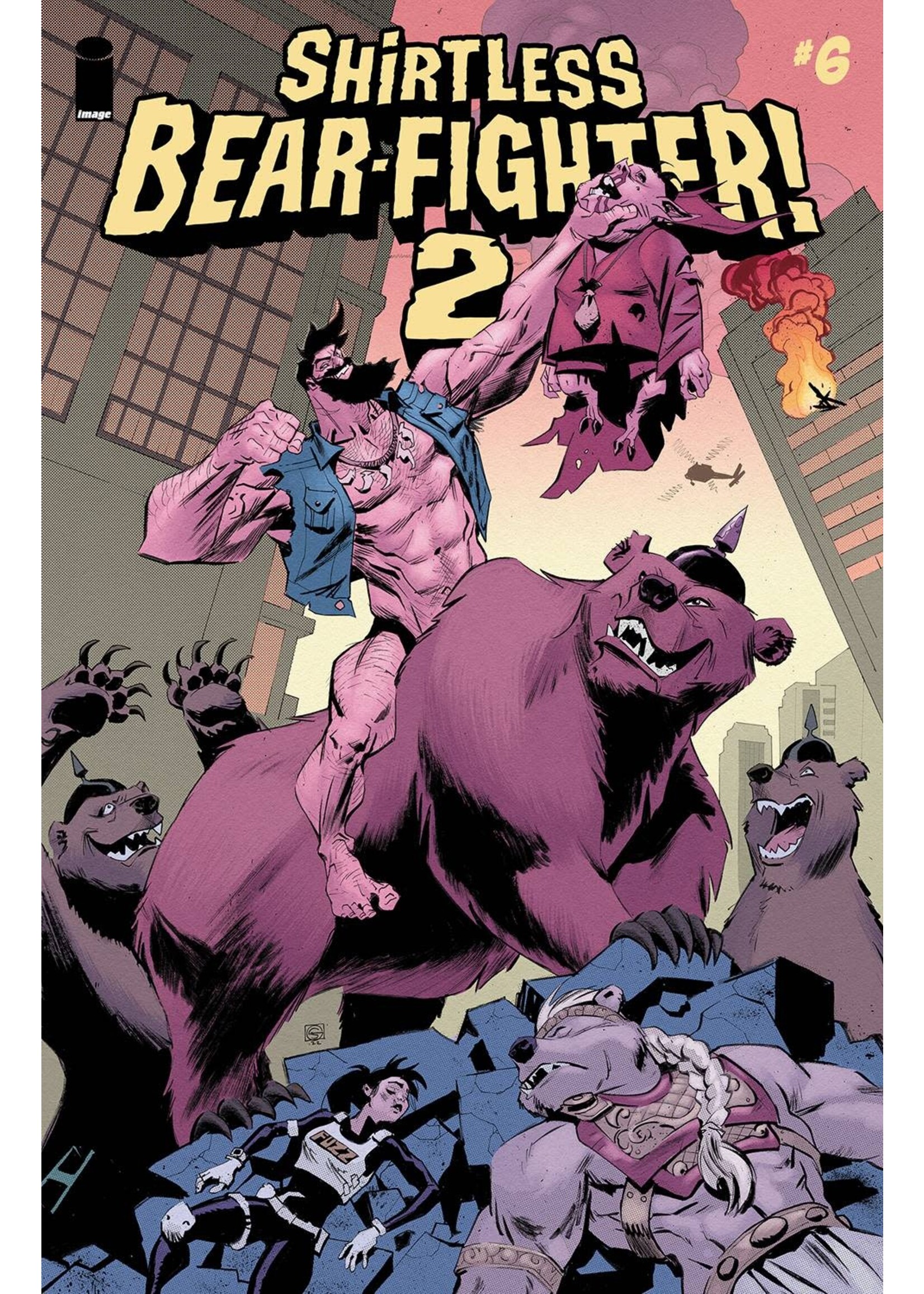 . SHIRTLESS BEAR-FIGHTER 2 complete 7 issue series