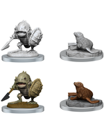 WIZKIDS DND UNPAINTED MINIS WV20 LOCATHAH AND SEAL