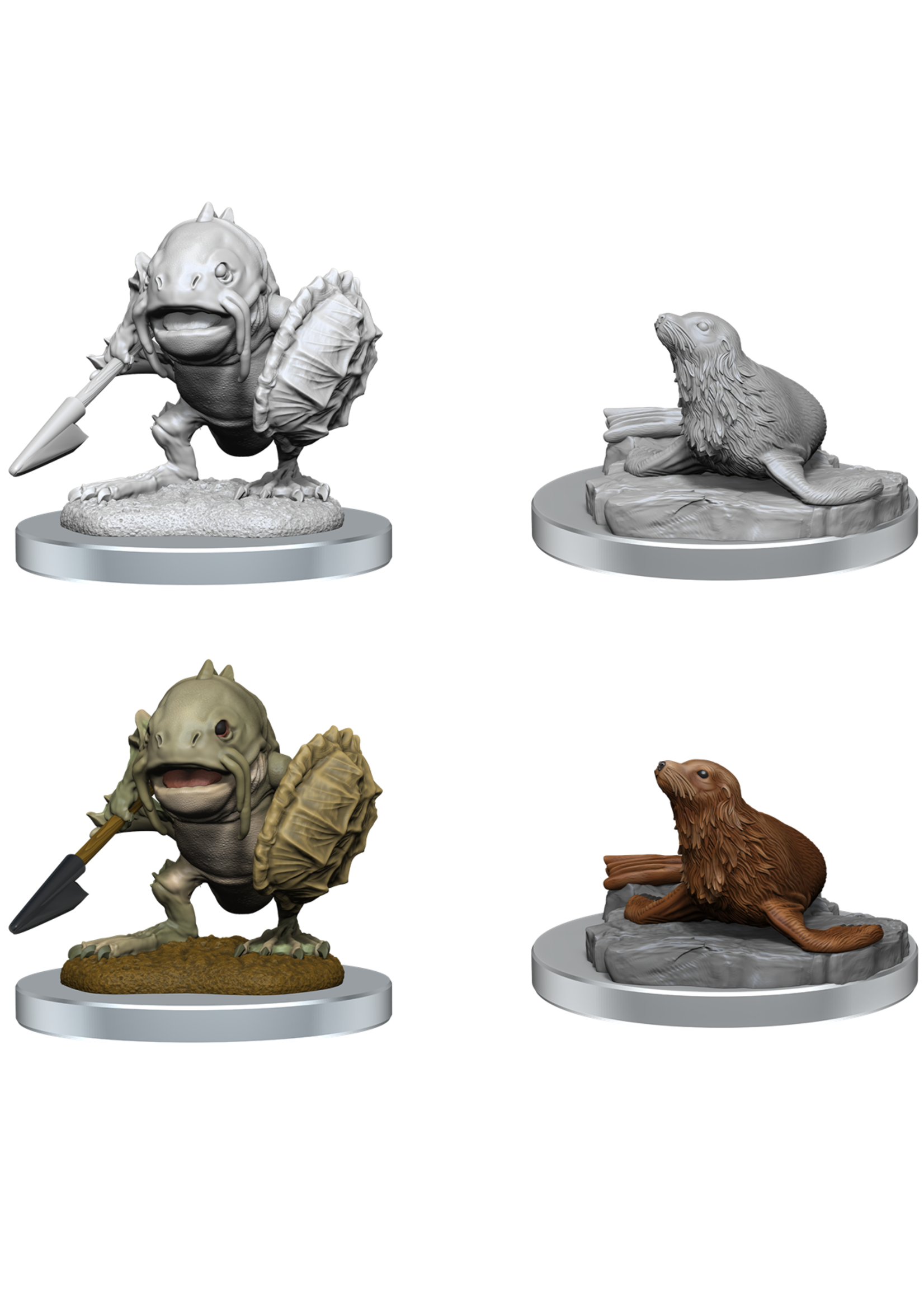 ABRAMS DND UNPAINTED MINIS WV20 LOCATHAH AND SEAL