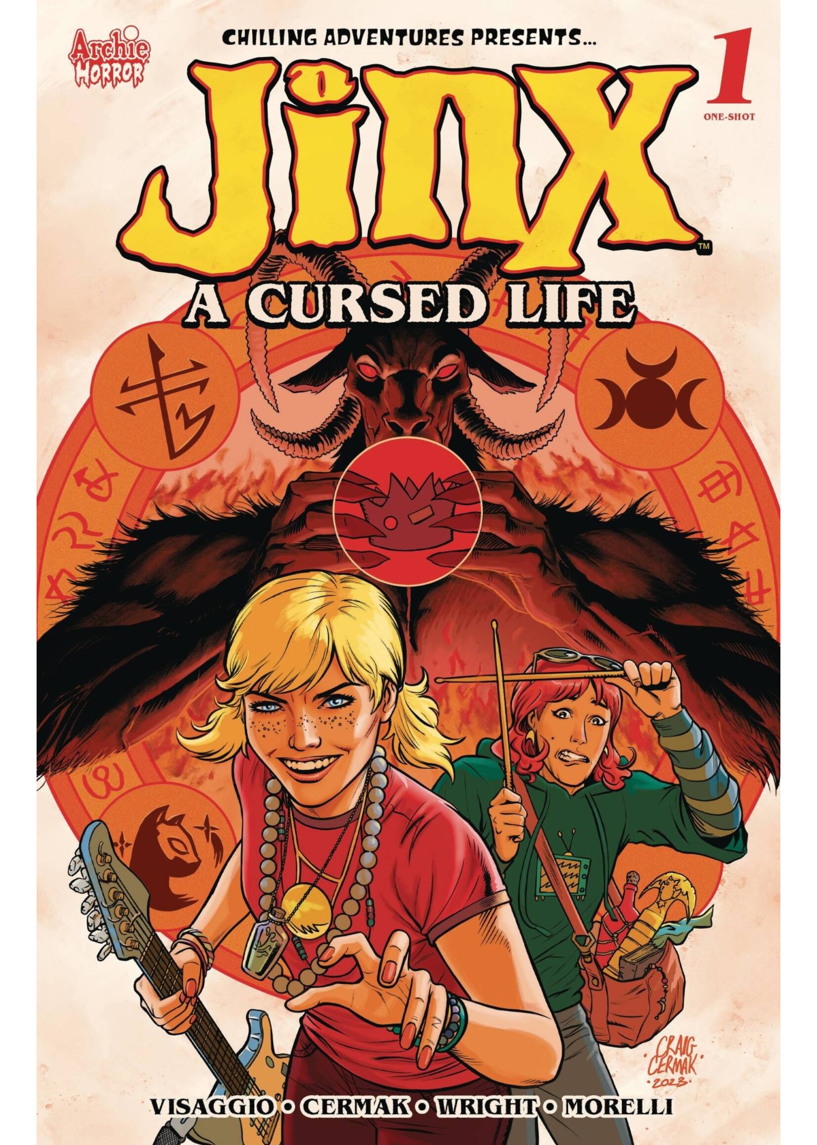 ARCHIE COMICS CHILLING ADV JINXS CURSED LIFE ONESHOT CVR A CERMAK