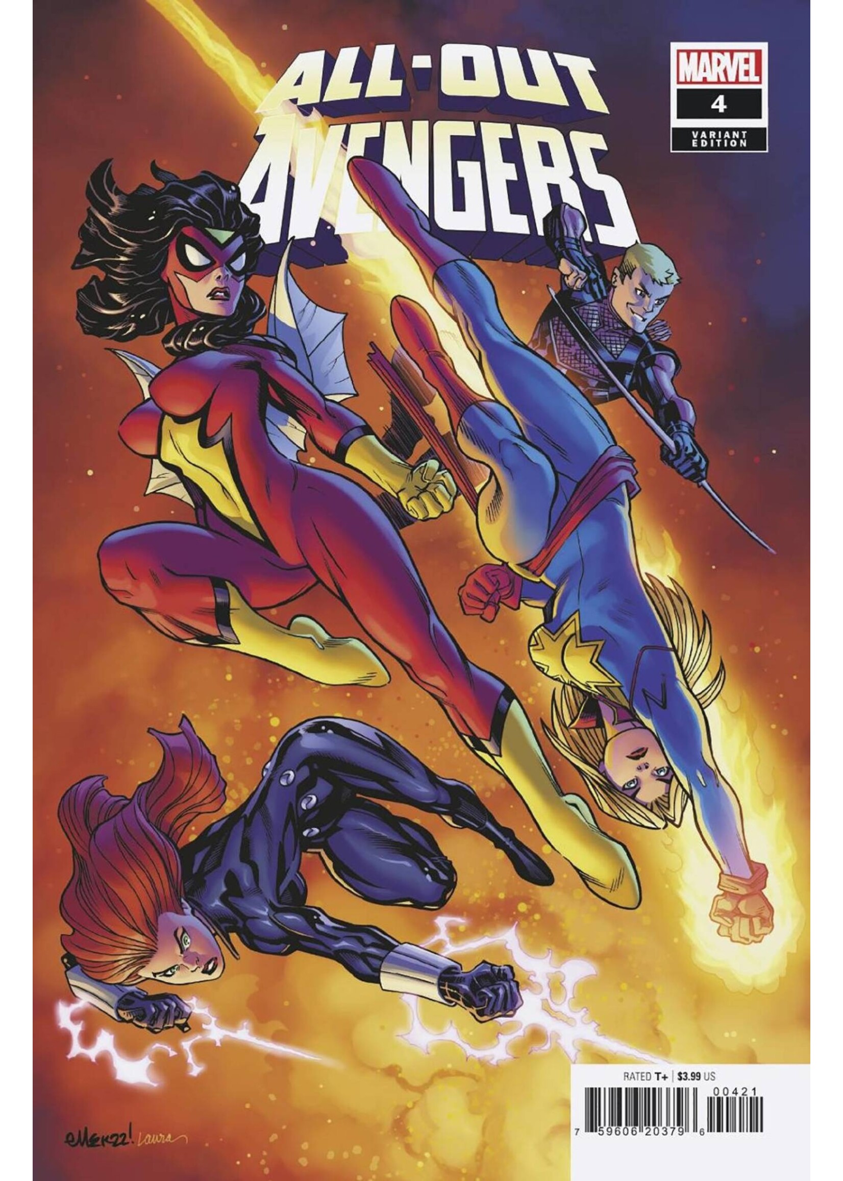 ABRAMS ALL-OUT AVENGERS complete 5 issue series