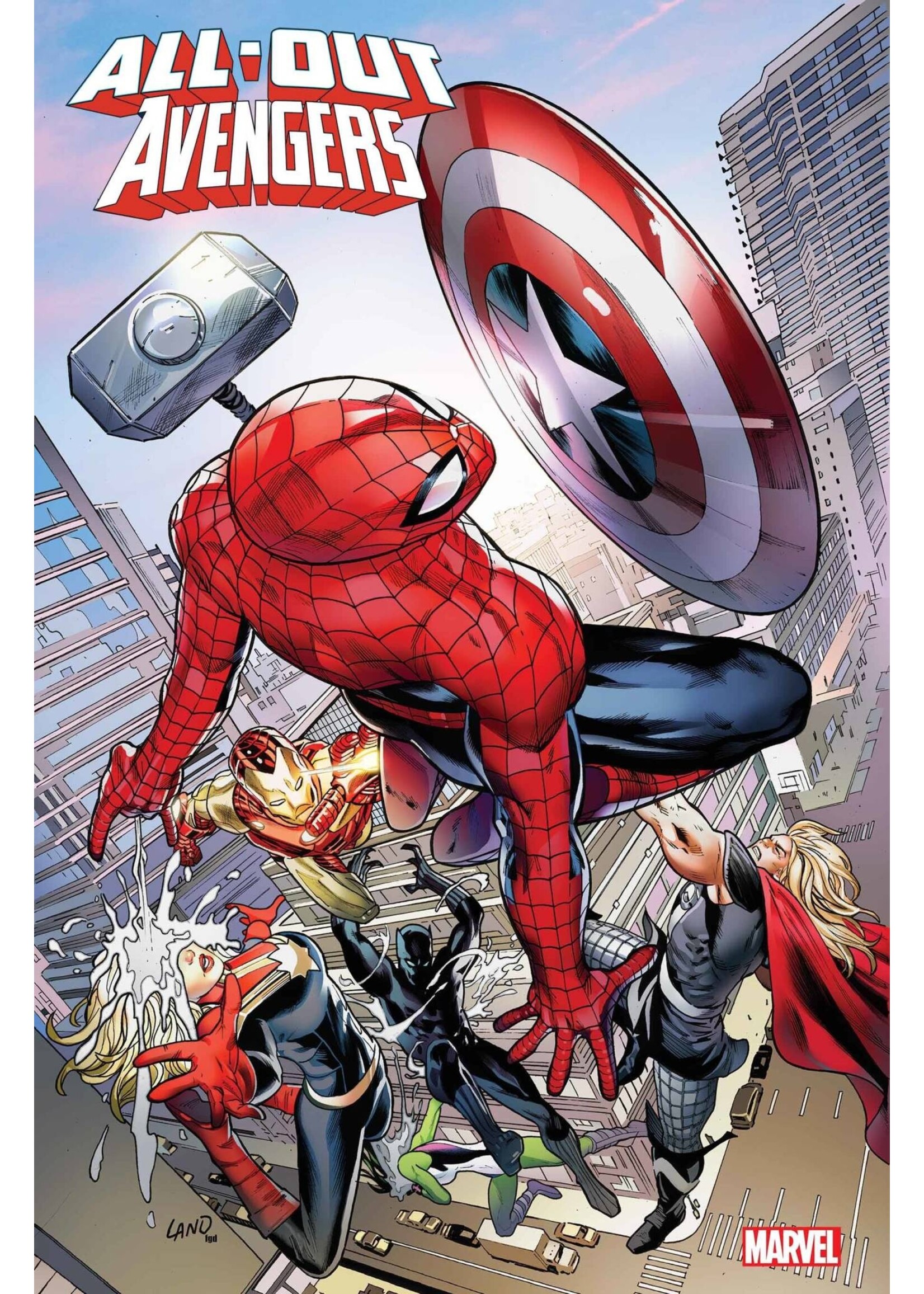 ABRAMS ALL-OUT AVENGERS complete 5 issue series