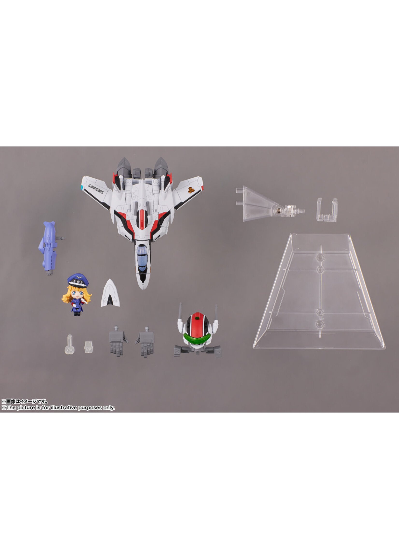 MACROSS FRONTIER VF-25F MESSIAH VALKYRIE TINY SESSION FIG