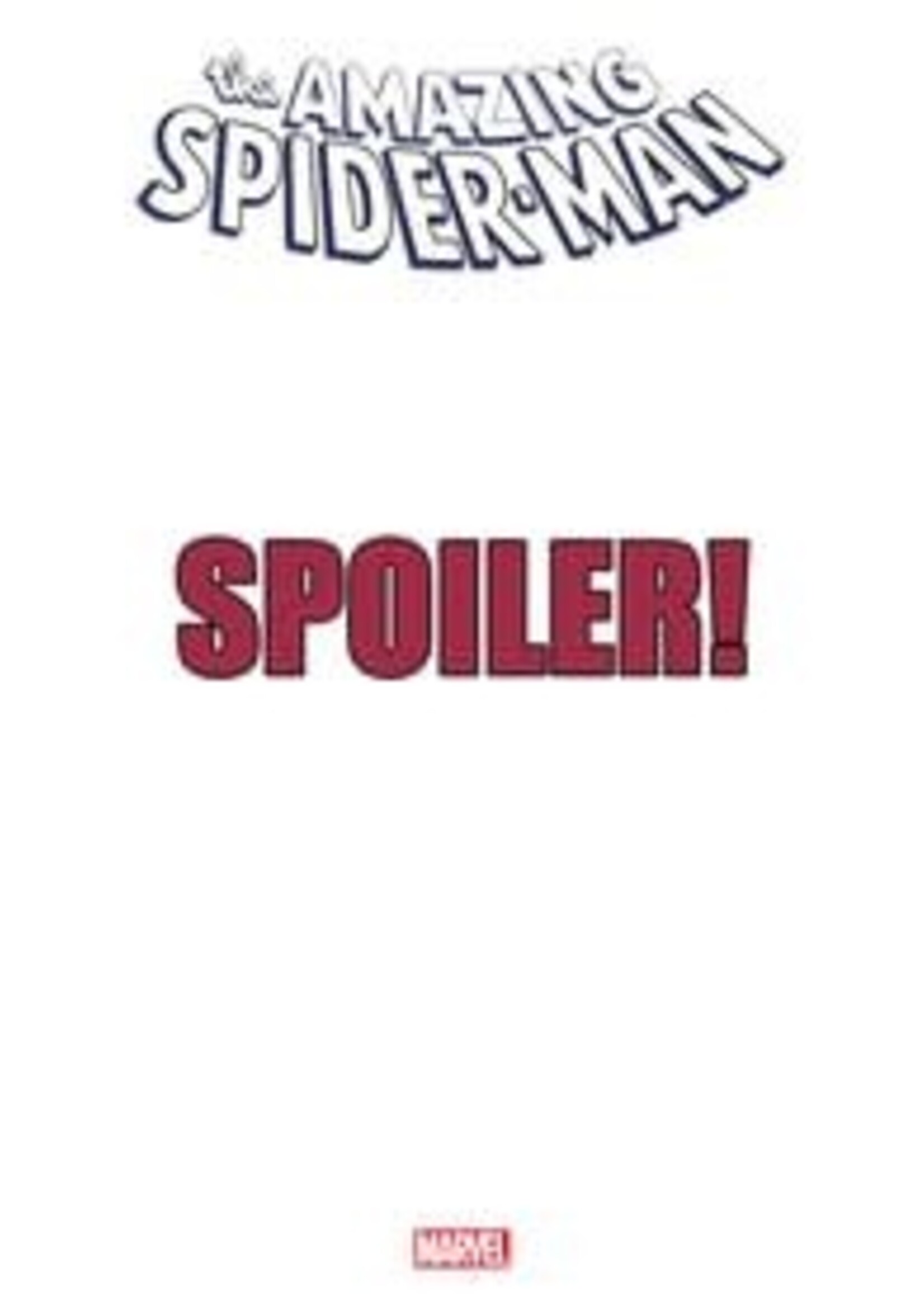 MARVEL COMICS AMAZING SPIDER-MAN (2022) #26 FRANK SPOILER VARIANT