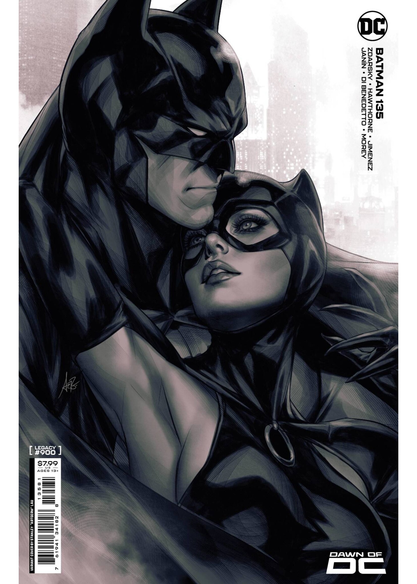 DC COMICS BATMAN #135 ARTGERM CARD