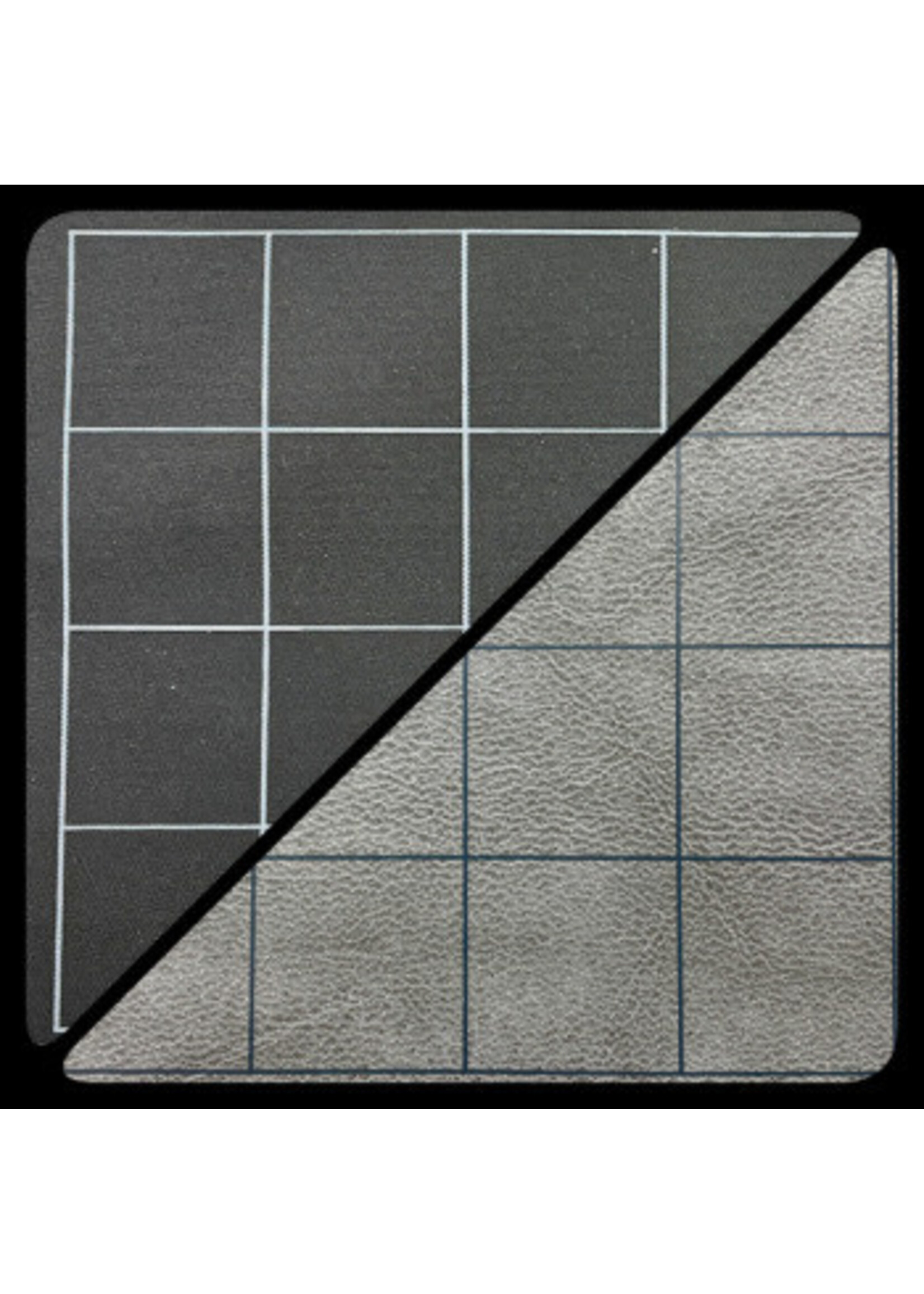 BATTLEMAT 1" SQUARE REVERSIBLE BLK-GREY 26"X23.5"