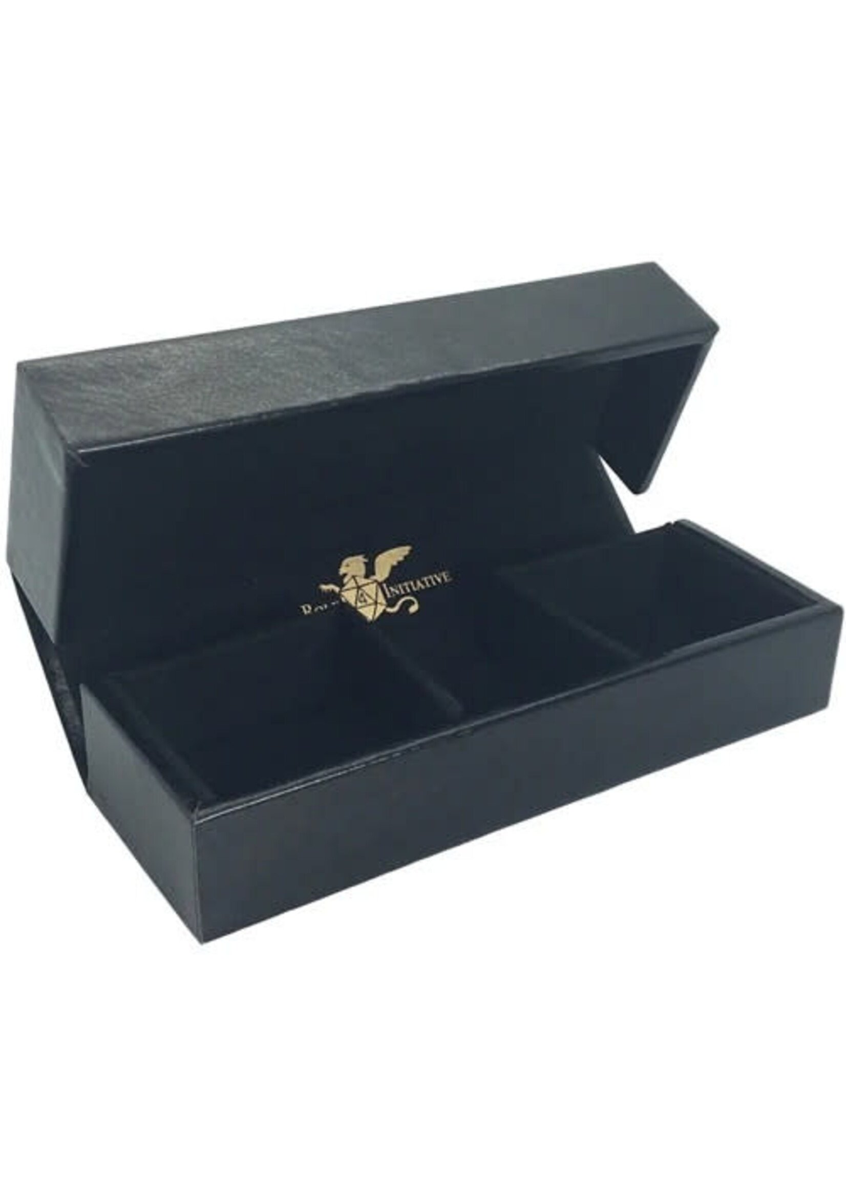 FAUX LEATHER DICE BOX/ROLLING TRAY BARD