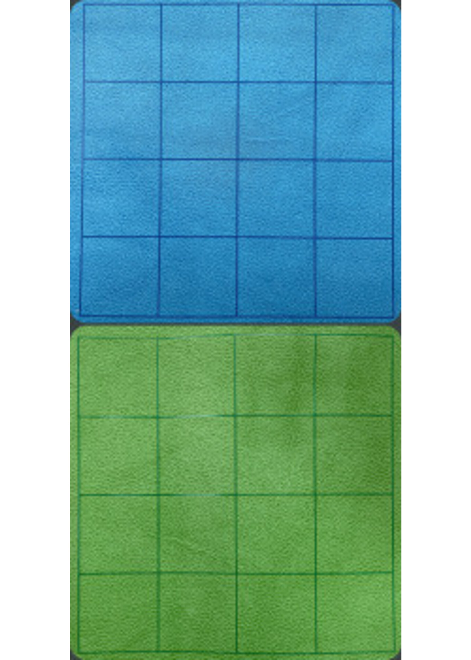 MEGAMAT 1" SQUARE REVERSIBLE BLUE-GREEN 34.5"X48"