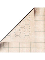 . BATTLEMAT 1" RVRSBLE SQUARE/HEX 26"x '23½"(66x60cm)