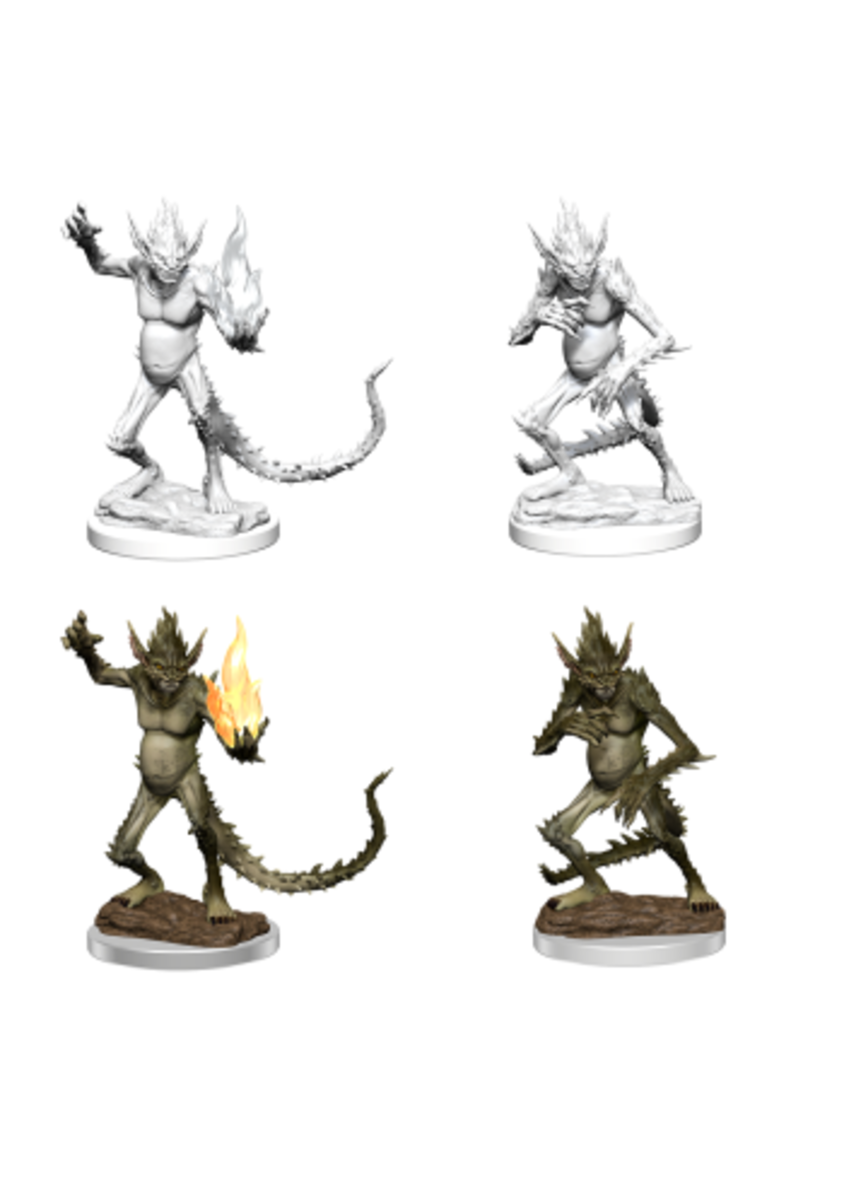 DND UNPAINTED MINIS WV16 BARBED DEVILS