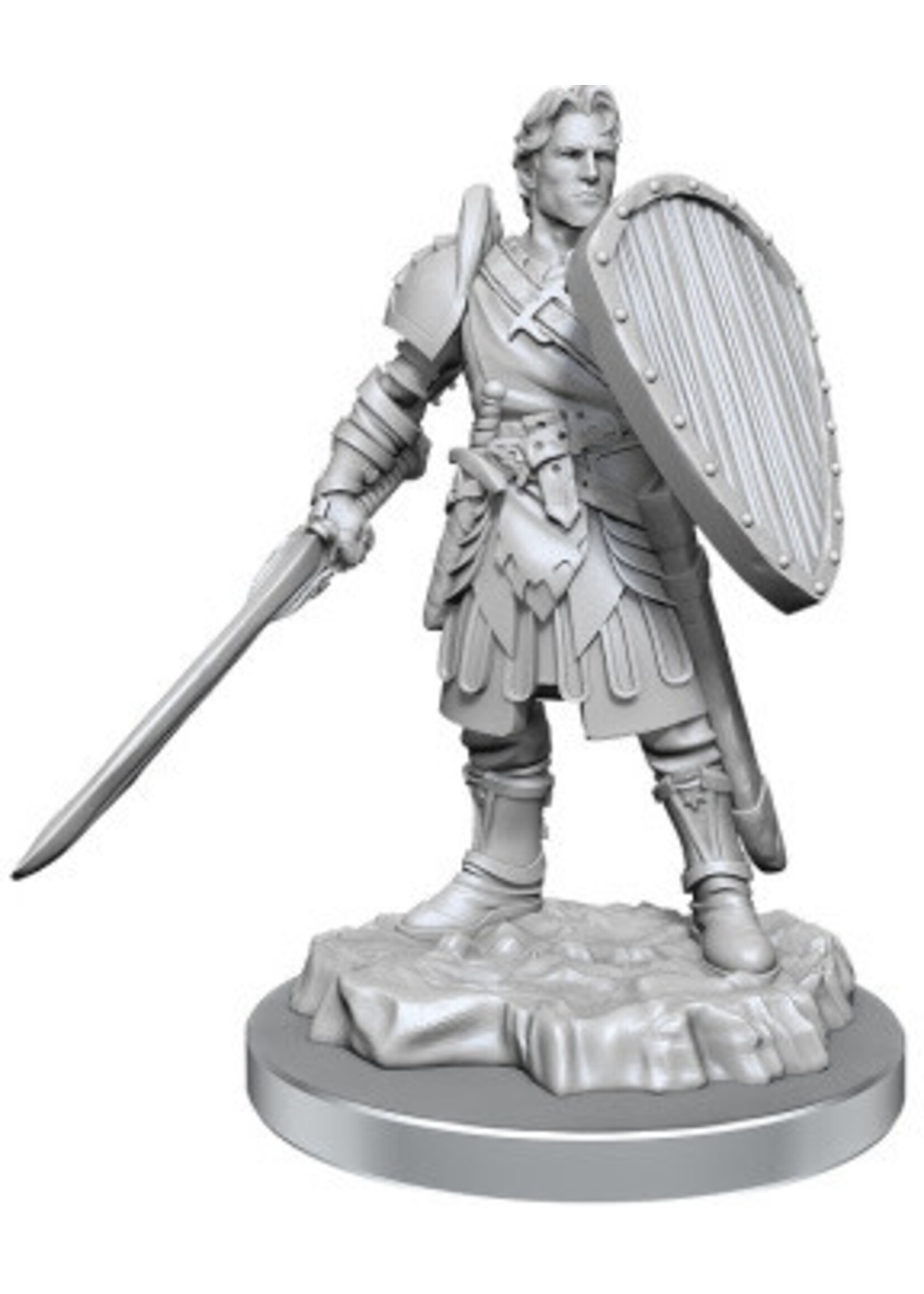 DND UNPAINTED MINIS WV21 HUMAN FIGHTERS