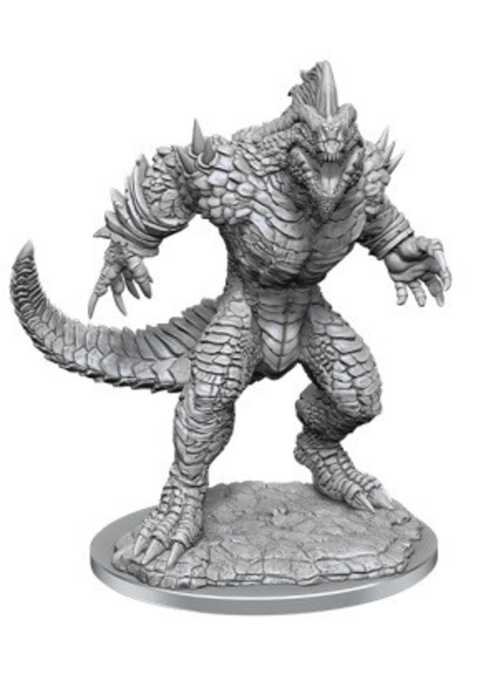 DND UNPAINTED MINIS WV21 LIZARDFOLK RENDER