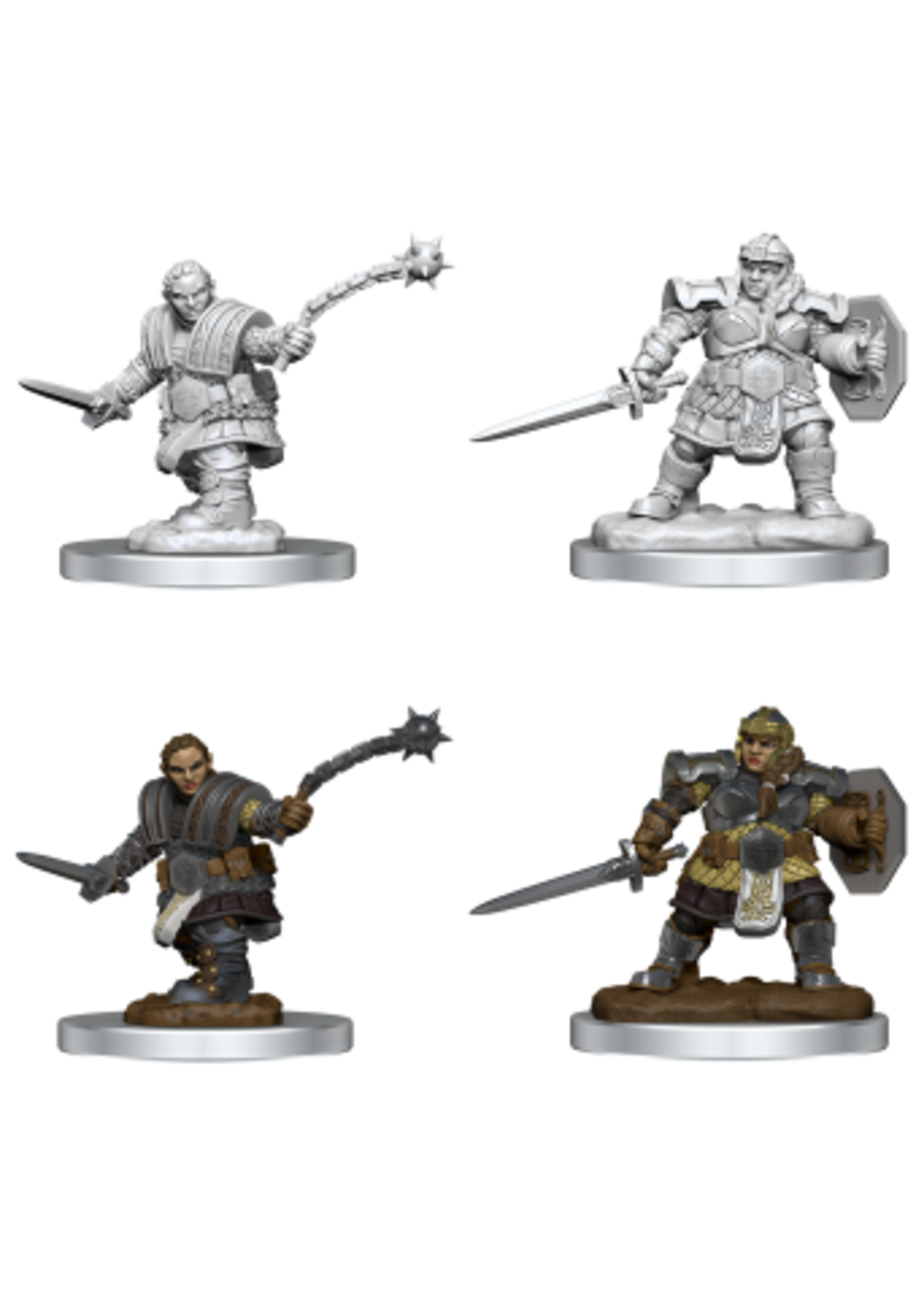 DND UNPAINTED MINIS WV16 DWARF FIGHTER FEMALE