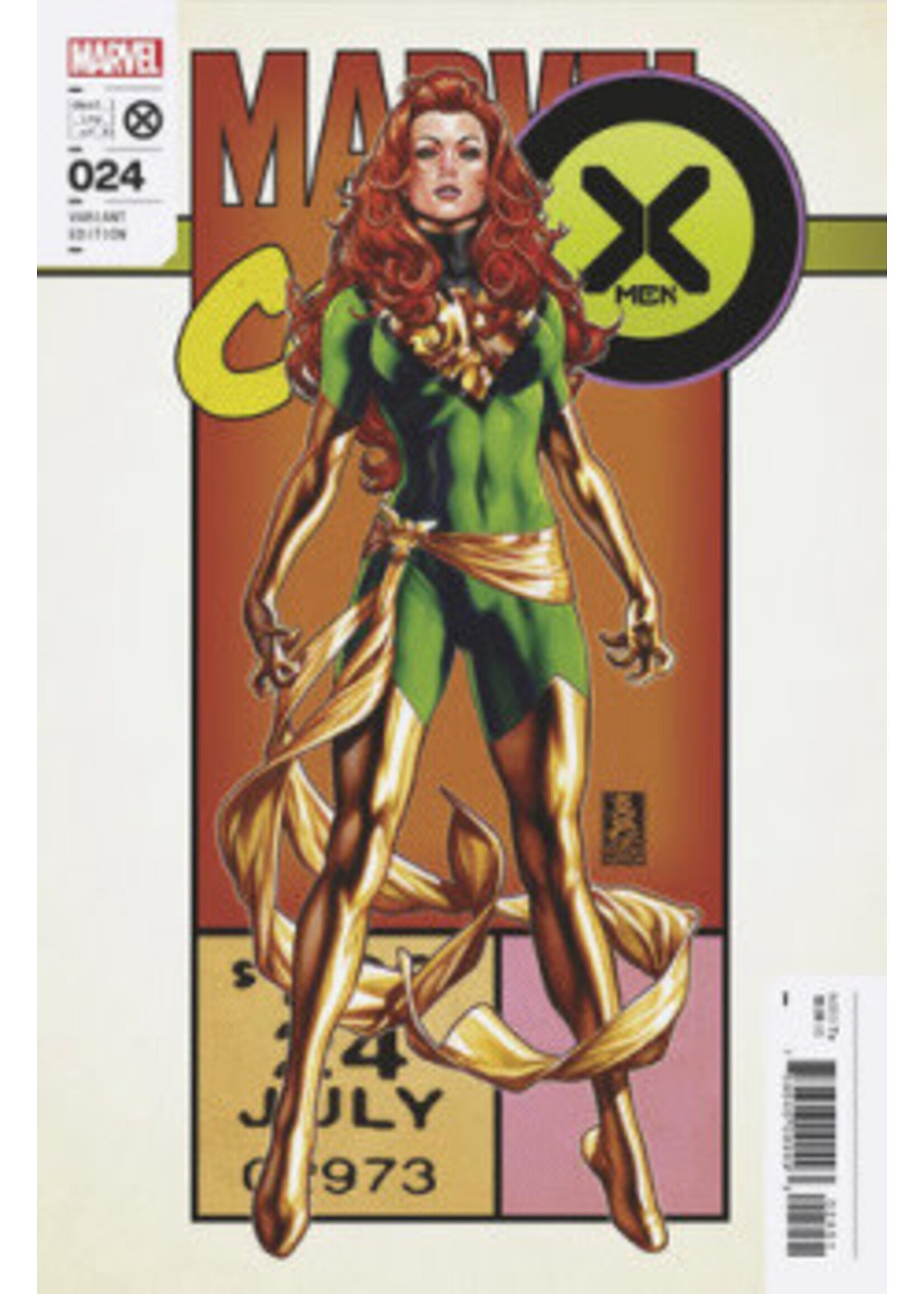 MARVEL COMICS X-MEN (2021) #24 BROOKS CORNER BOX VARIANT