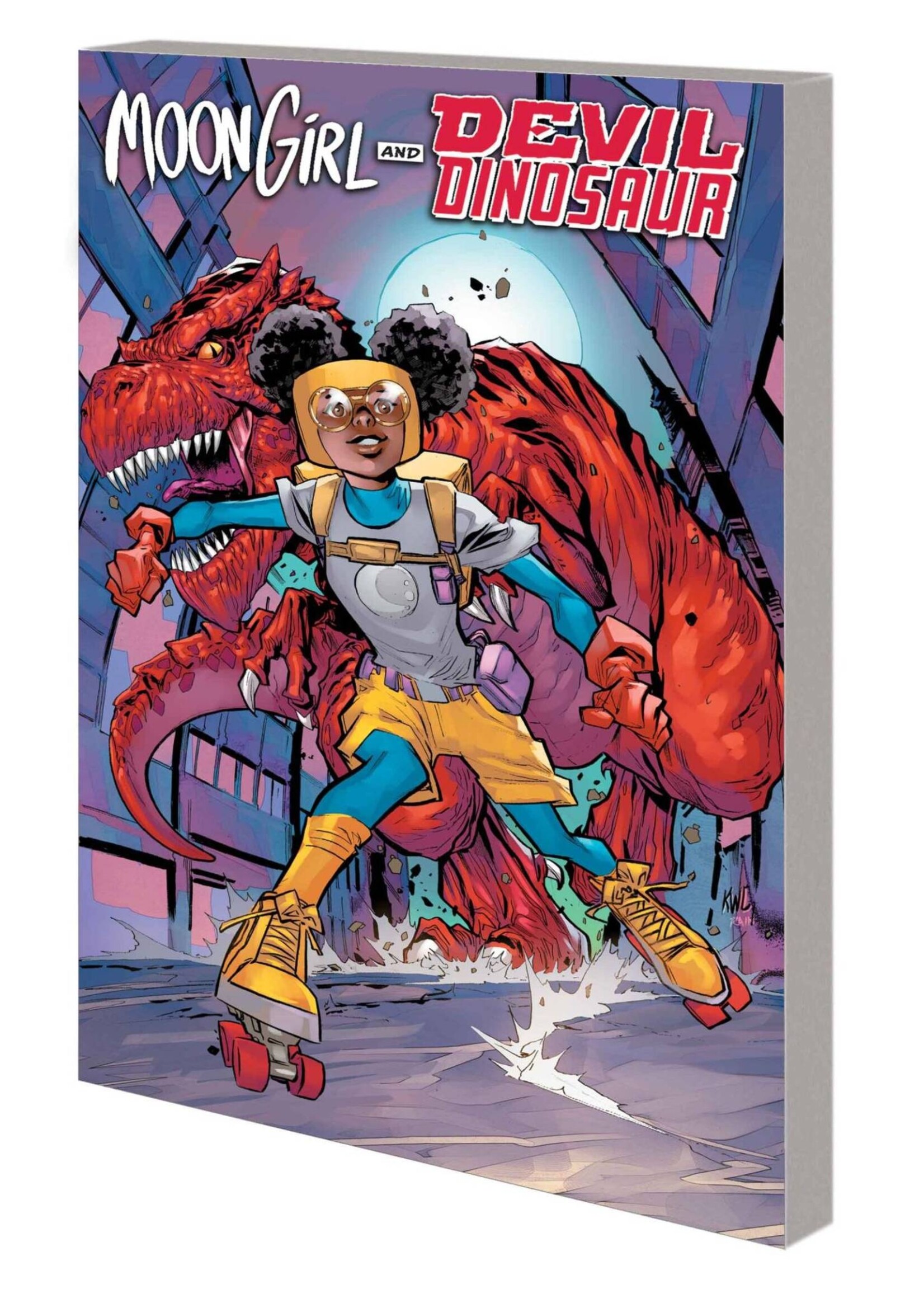 . MOON GIRL AND DEVIL DINOSAUR MENACE ON WHEELS