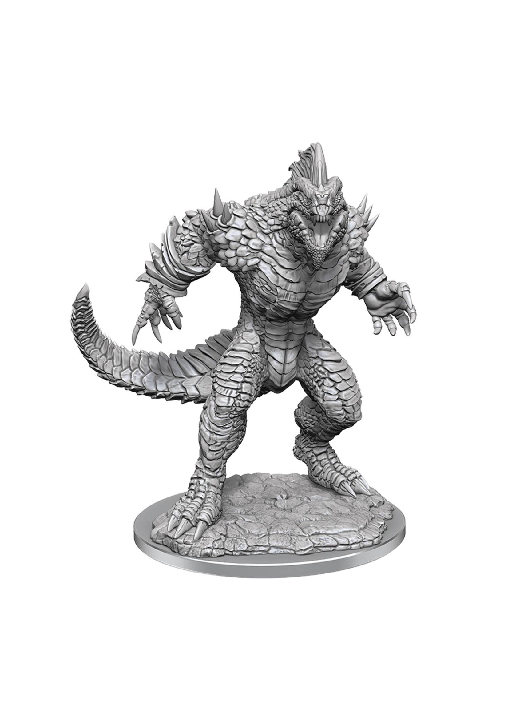 DND UNPAINTED MINIS WV21 LIZARDFOLK RENDER